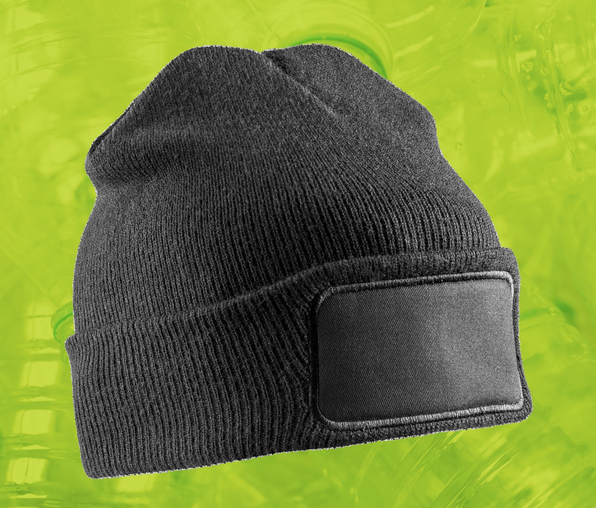 Bonnet en Polyester Recyclé - Black