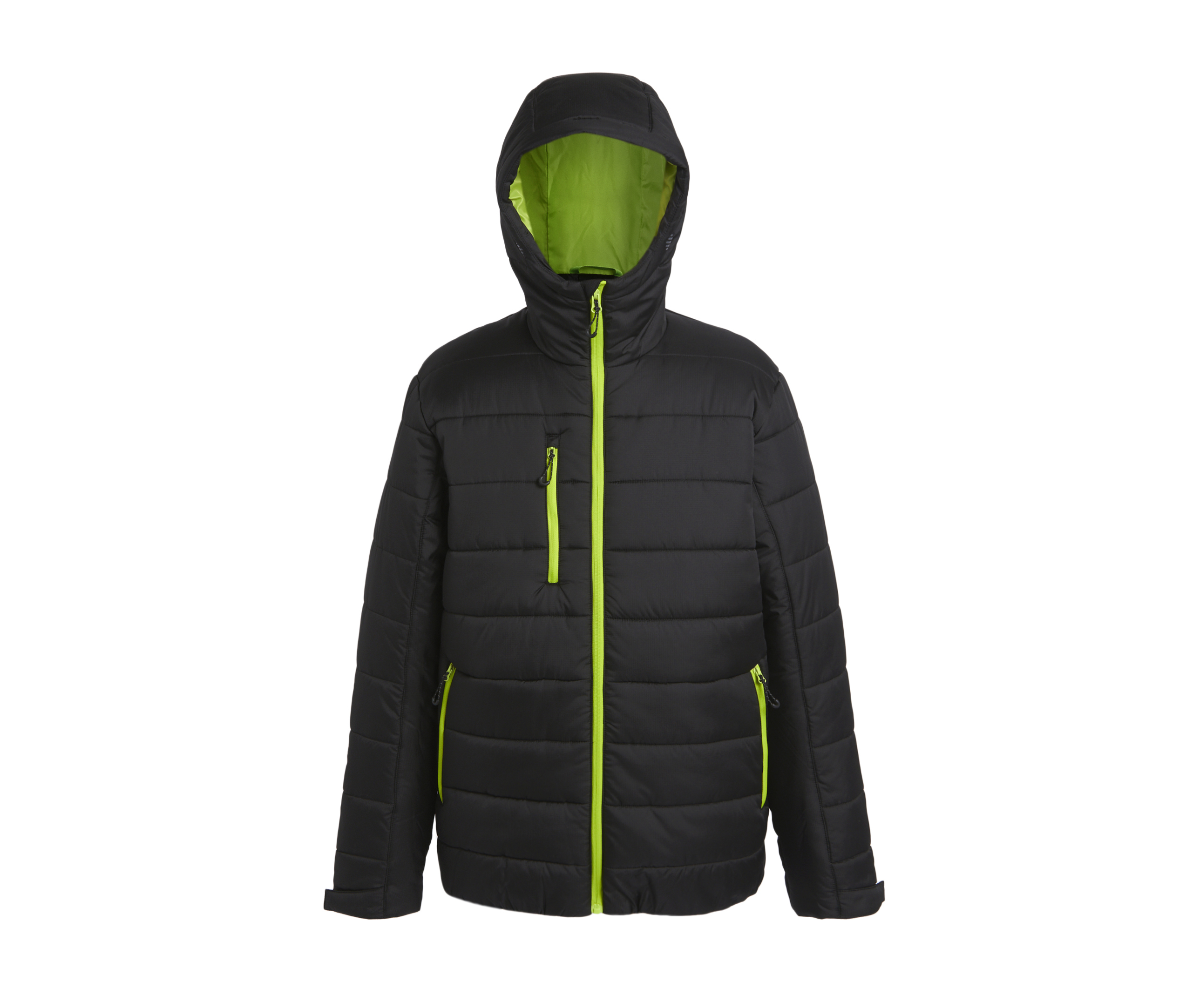 Veste Matelassée - Black / Lime