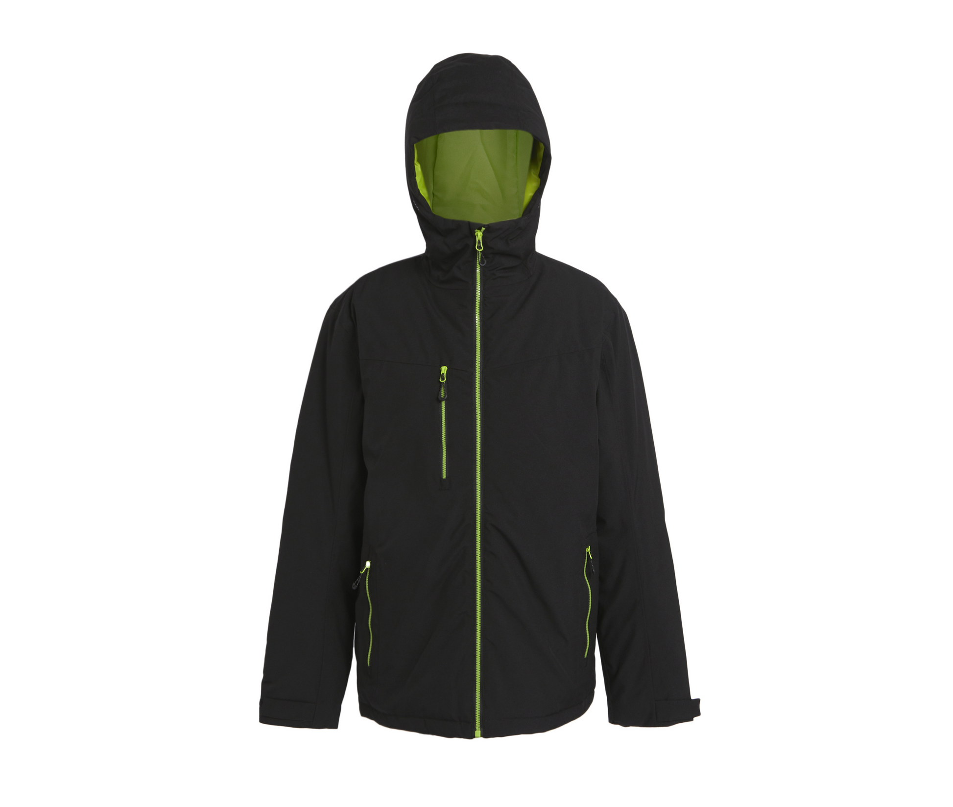Veste Matelassée Imperméable - Black / Lime