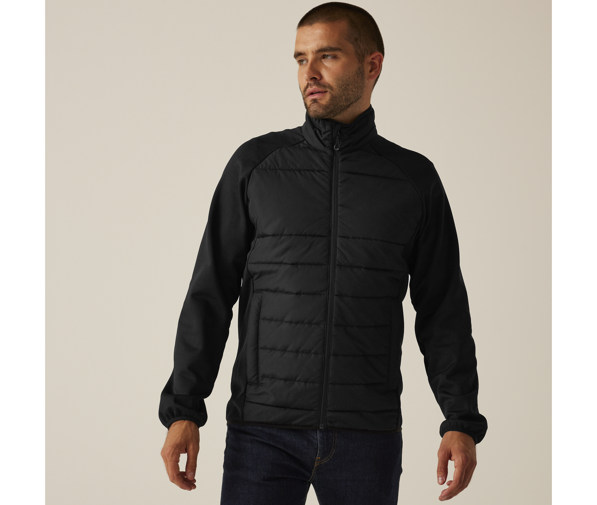 Blouson bi-matière
