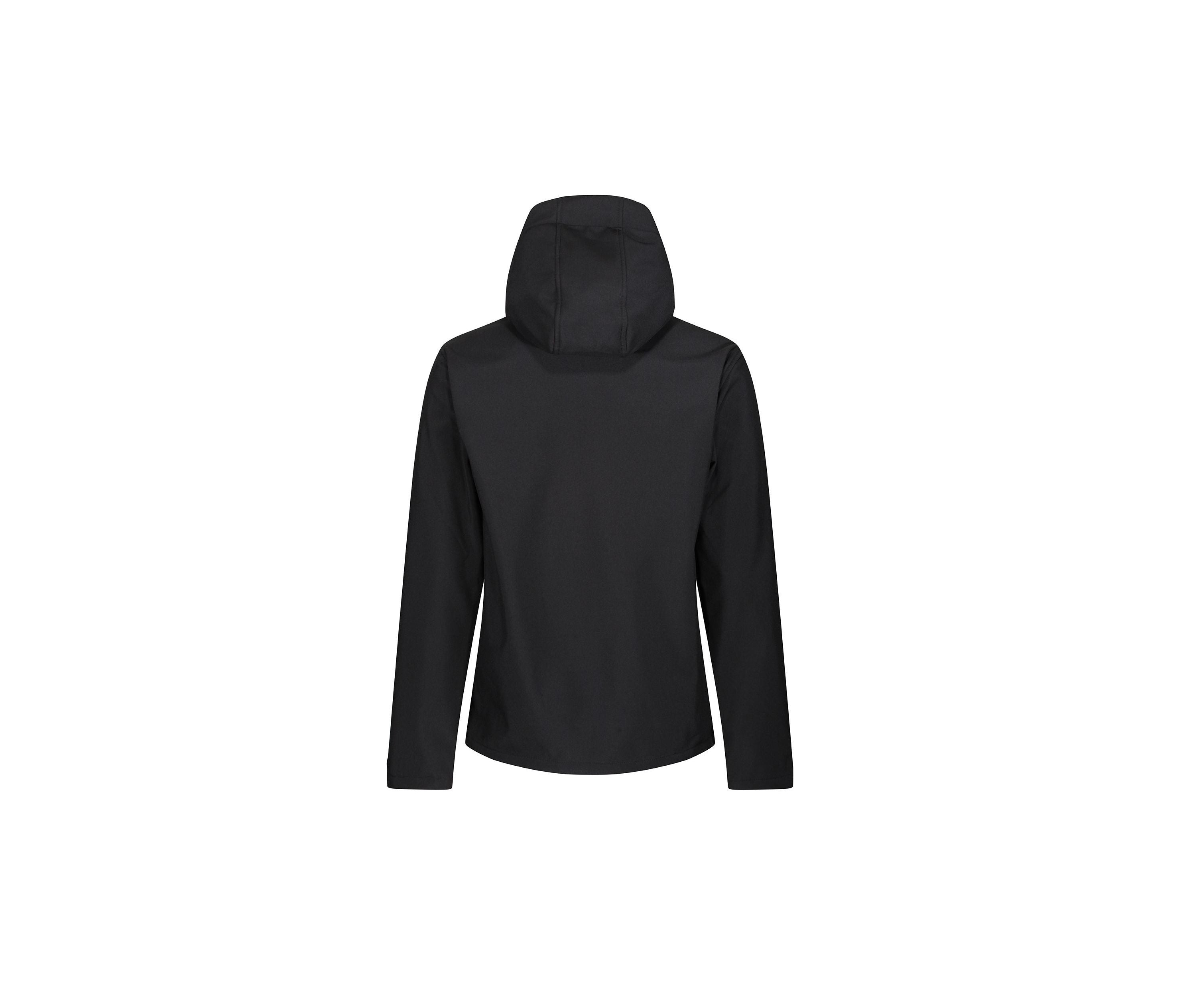 Veste Softshell Homme à Capuche - Black / Classic Red