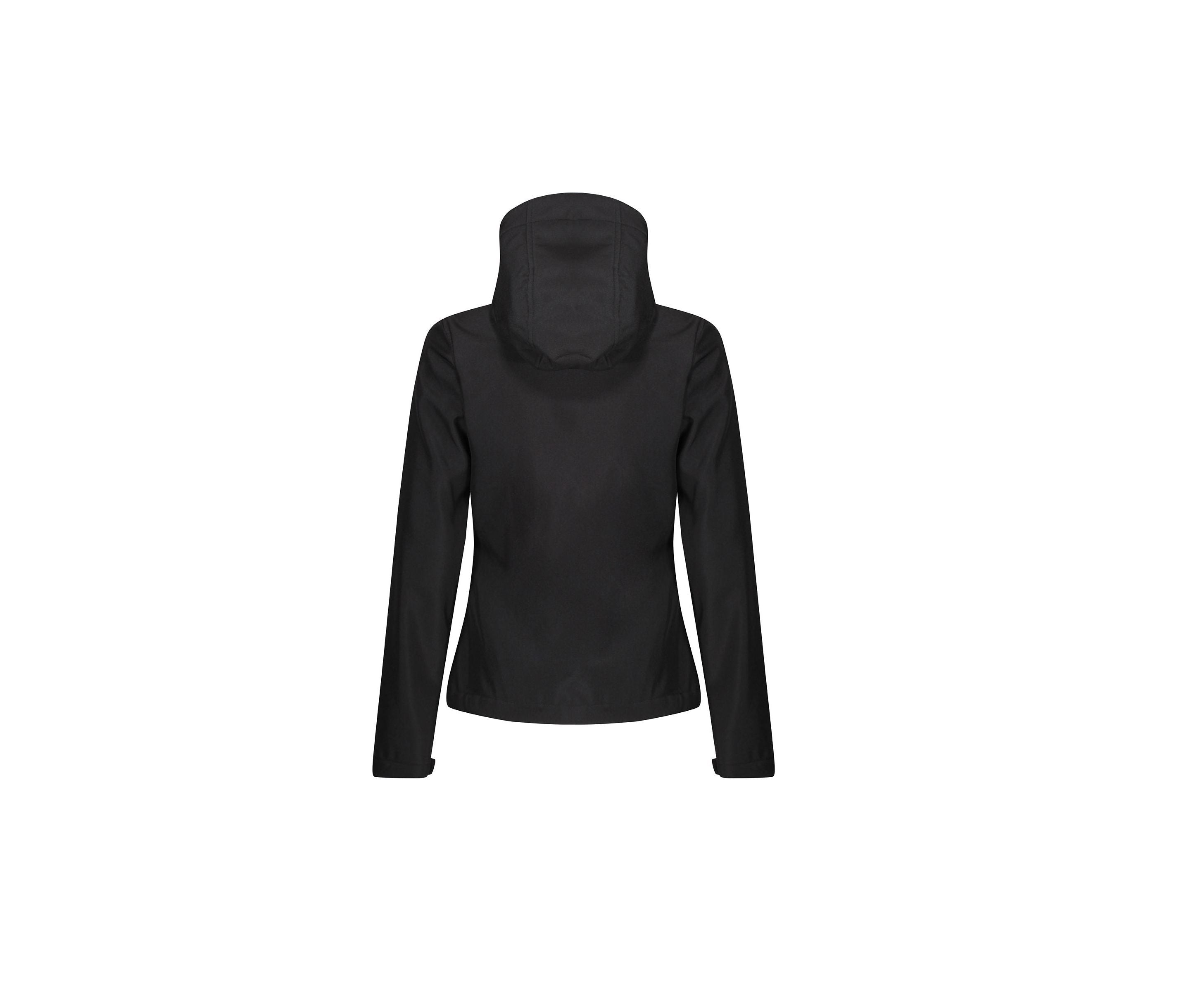 Veste Softshell Femme à Capuche - Black / Black