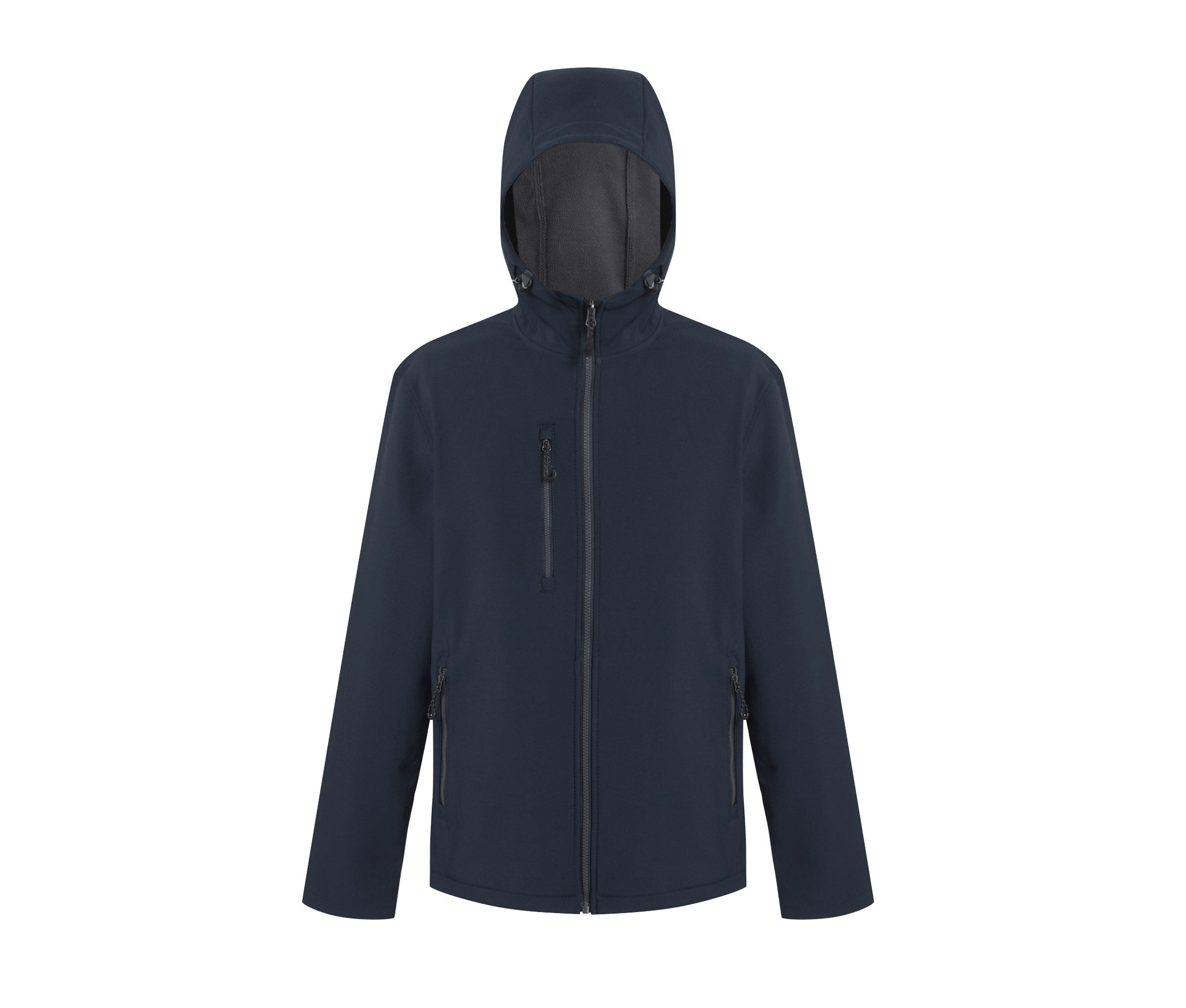 Softshell 2 Couches à Capuche - Navy / Seal Grey