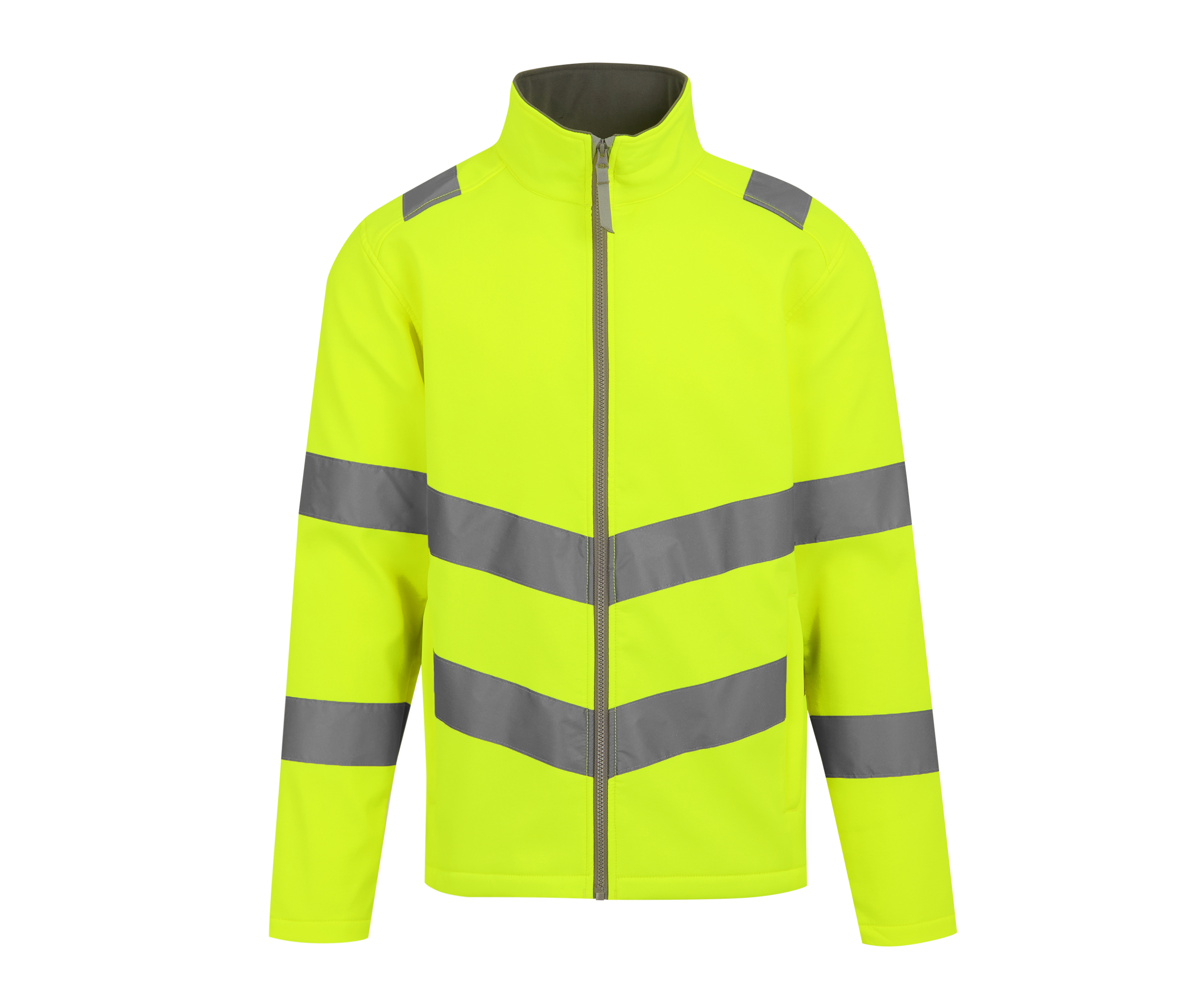 Veste Softshell 2 Couches Visibilité Augmentée - Yellow