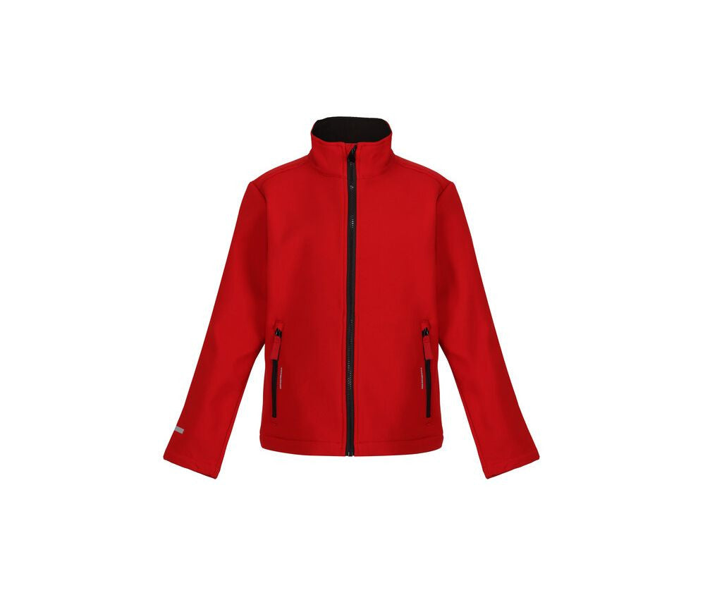 Veste Softshell Enfant - Black / Classic Red