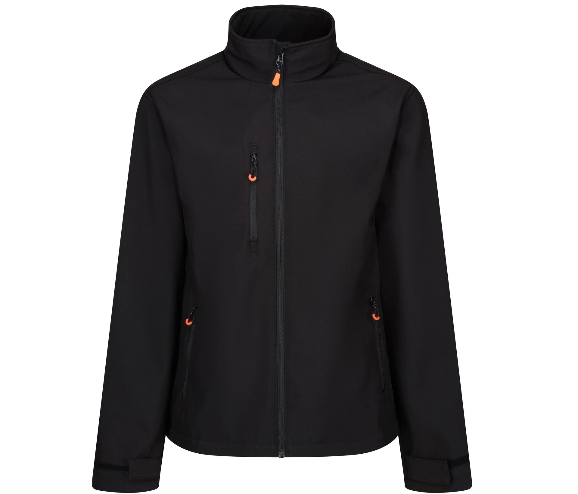 Veste Softshell Chauffante 2 Couches - Black / Magma
