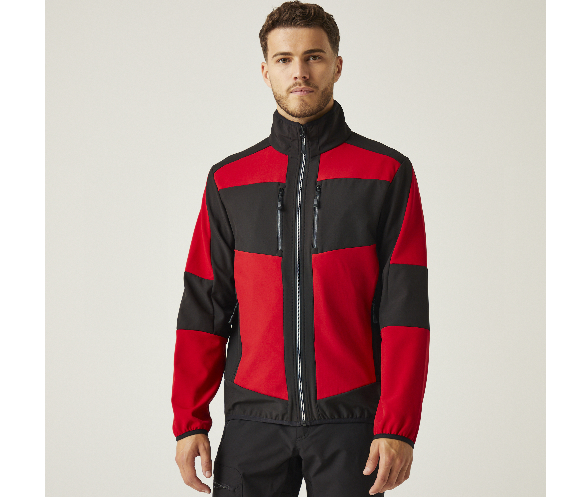 Veste bicolore Softshell 2 couches