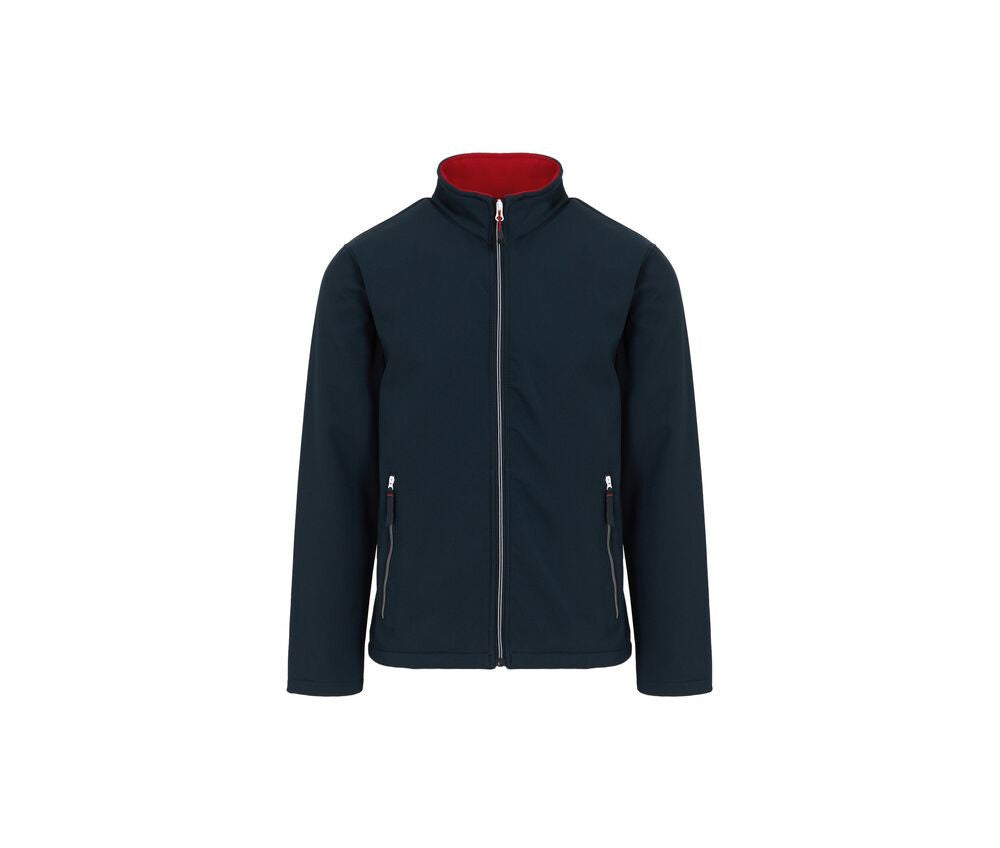 Veste Softshell 2 Couches - Navy / Classic Red