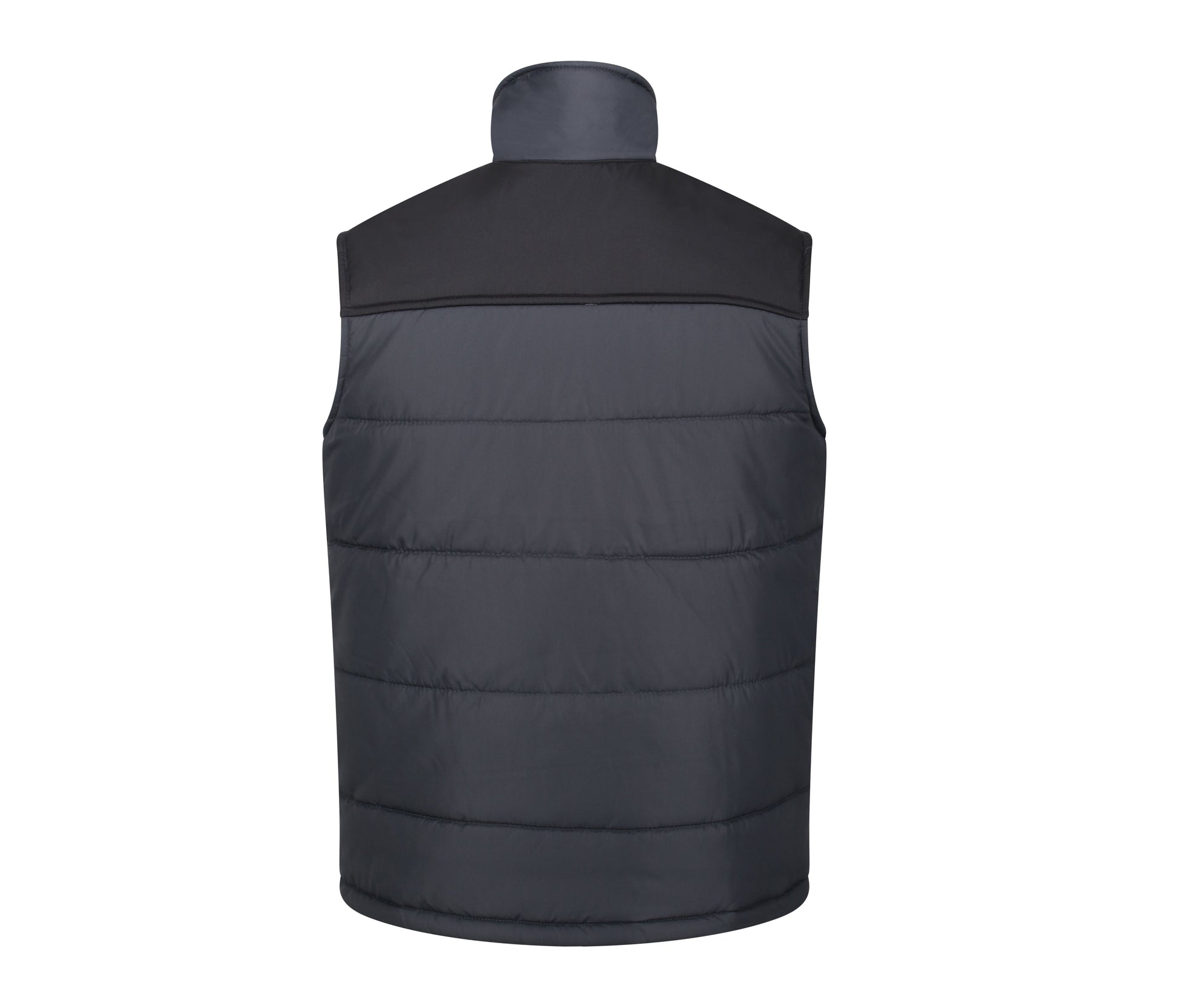 Bodywarmer Matelassé - Seal Grey / Black