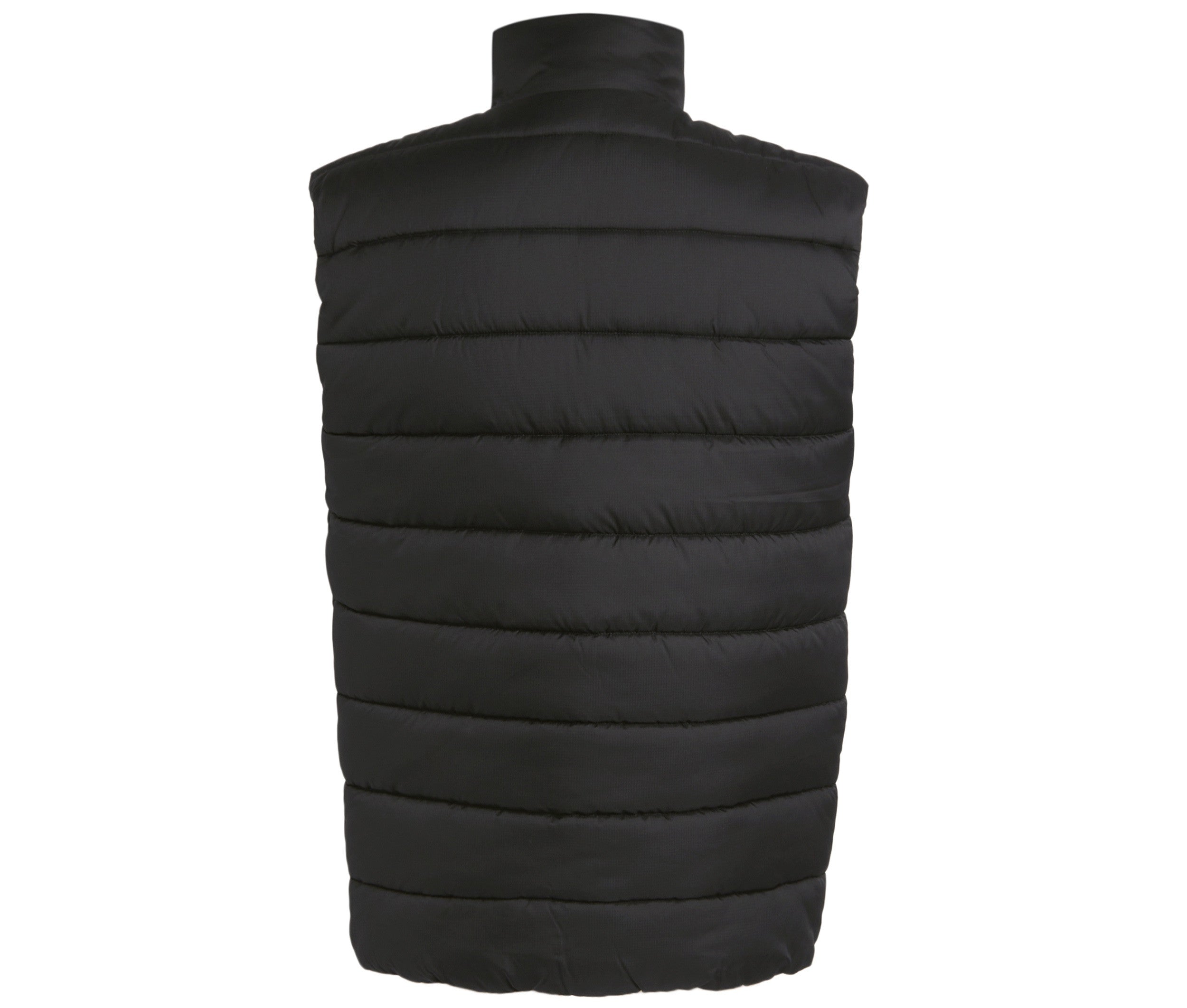 Bodywarmer Matelassé Homme - Black / Pop Orange