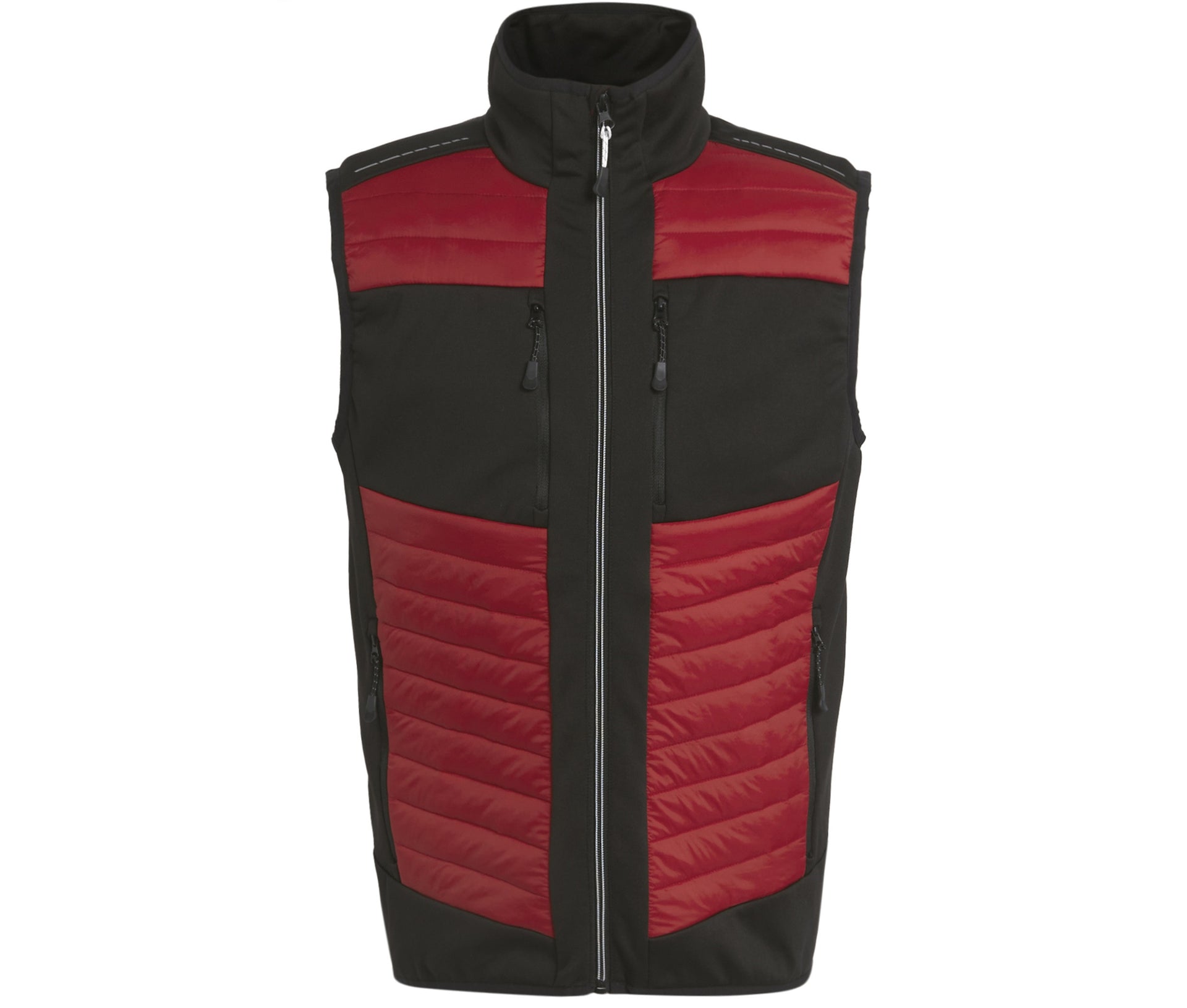 Bodywarmer Bicolore Extensible - Classic Red / Black