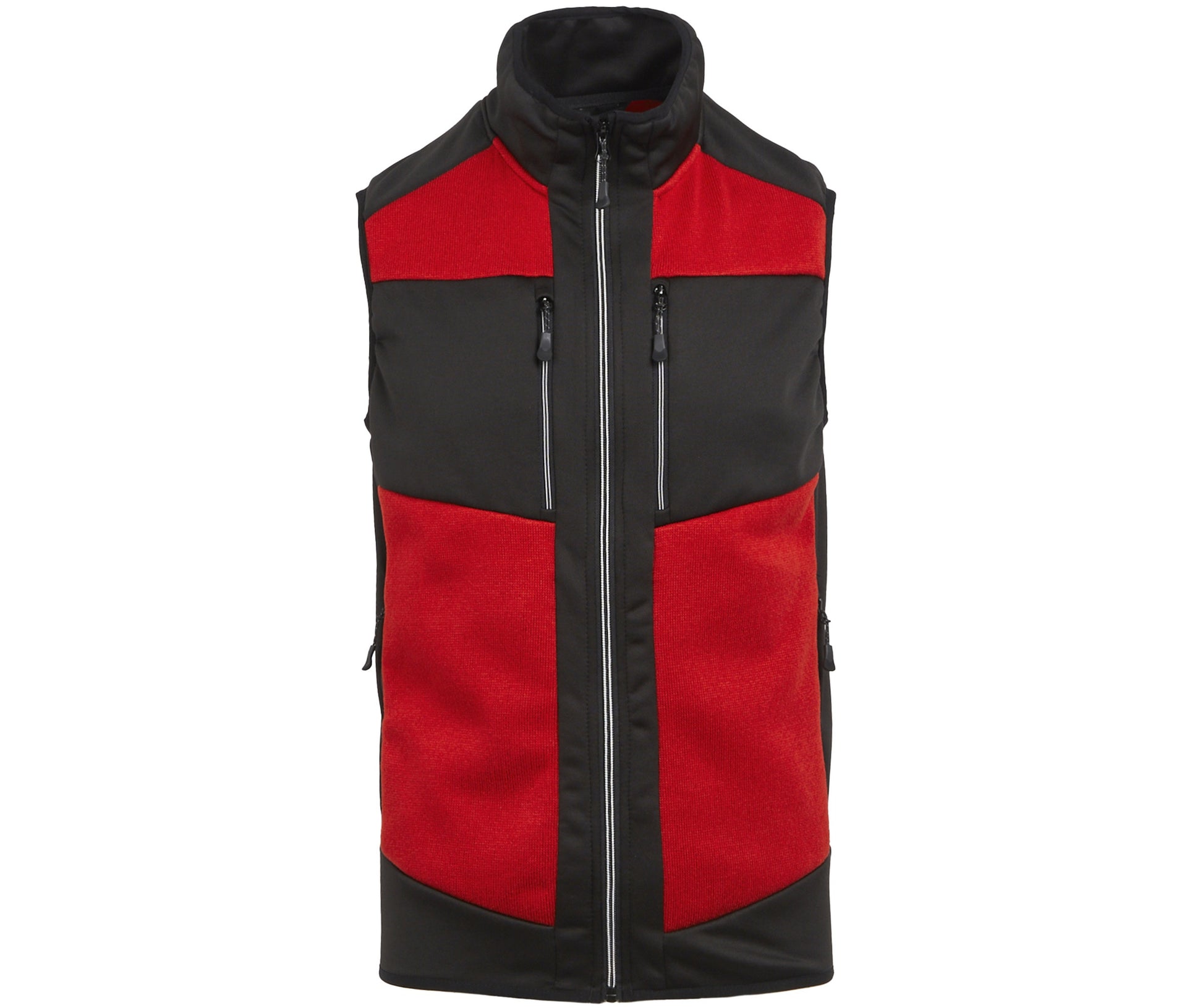 Bodywarmer Bi-Matière - Classic Red / Black