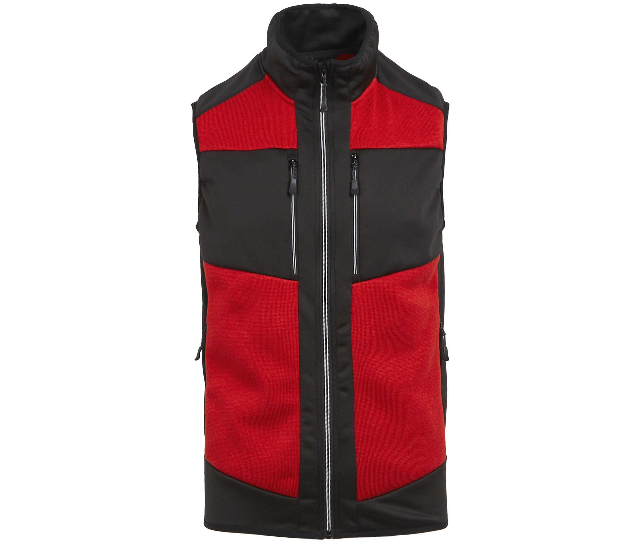 Bodywarmer Bi-Matière - Classic Red / Black