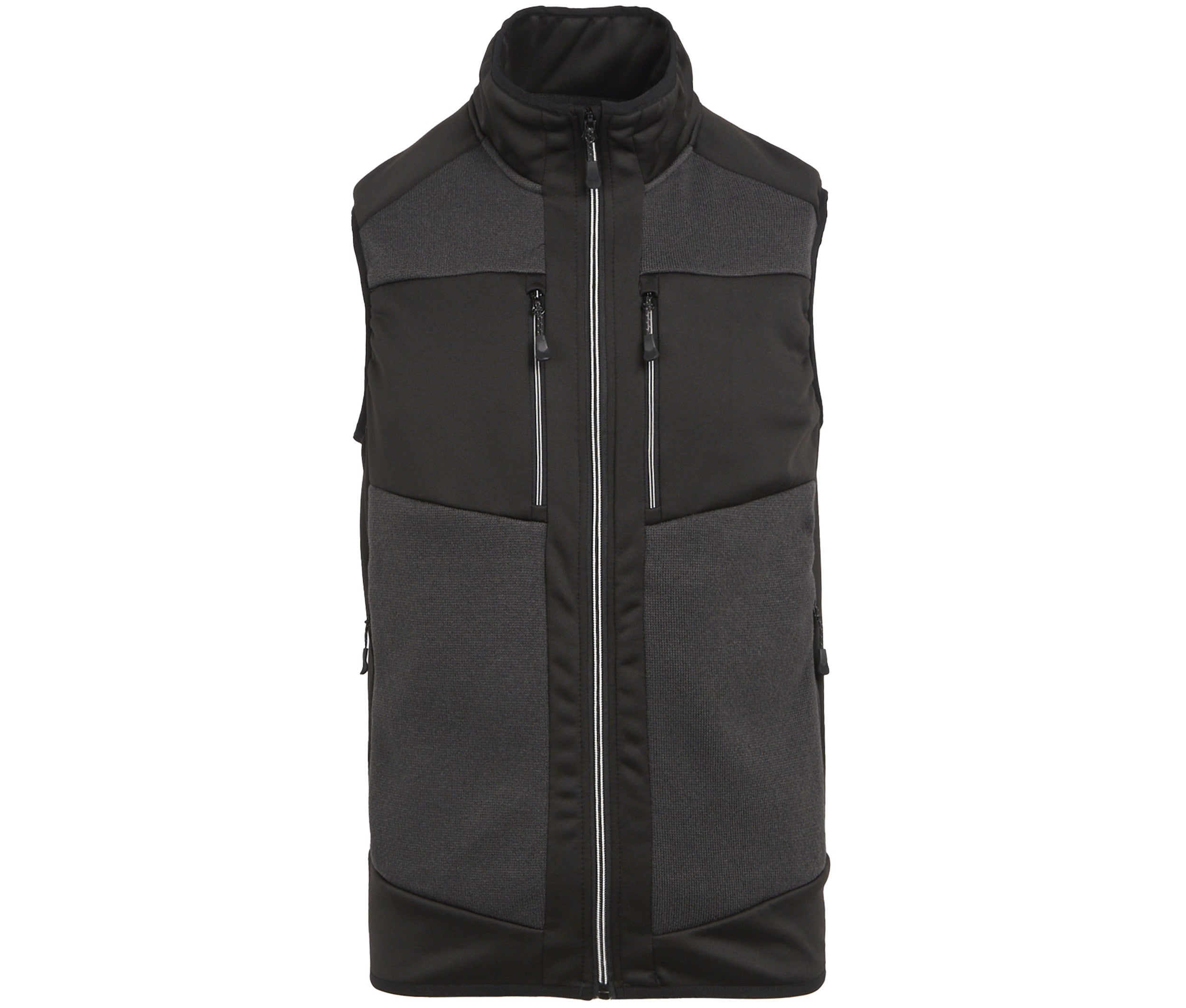Bodywarmer Bi-Matière - Ash / Black