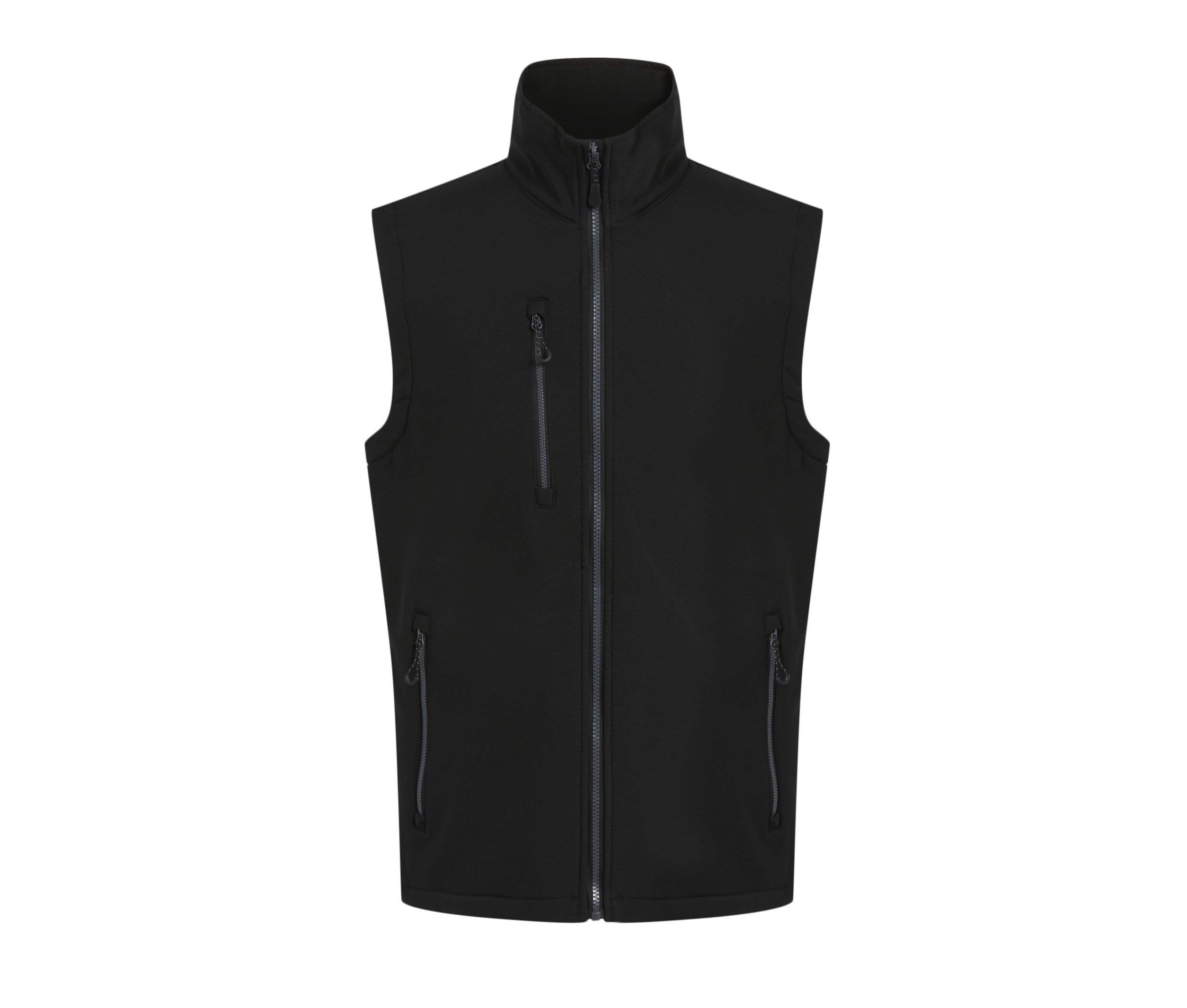 Bodywarmer Softshell 2 Couches - Black / Seal Grey