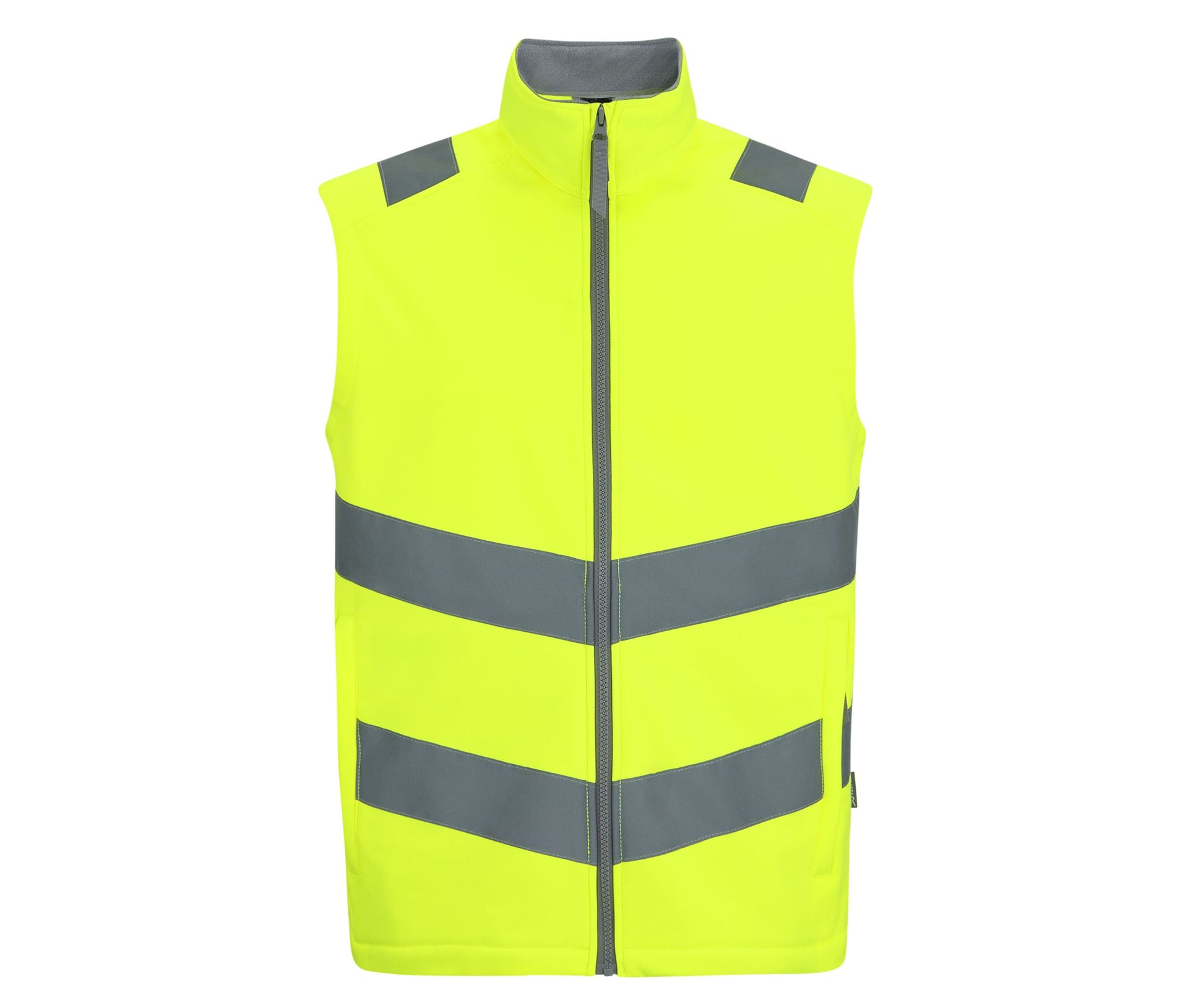 Bodywarmer en Softshell Visibilité Augmentée - Yellow