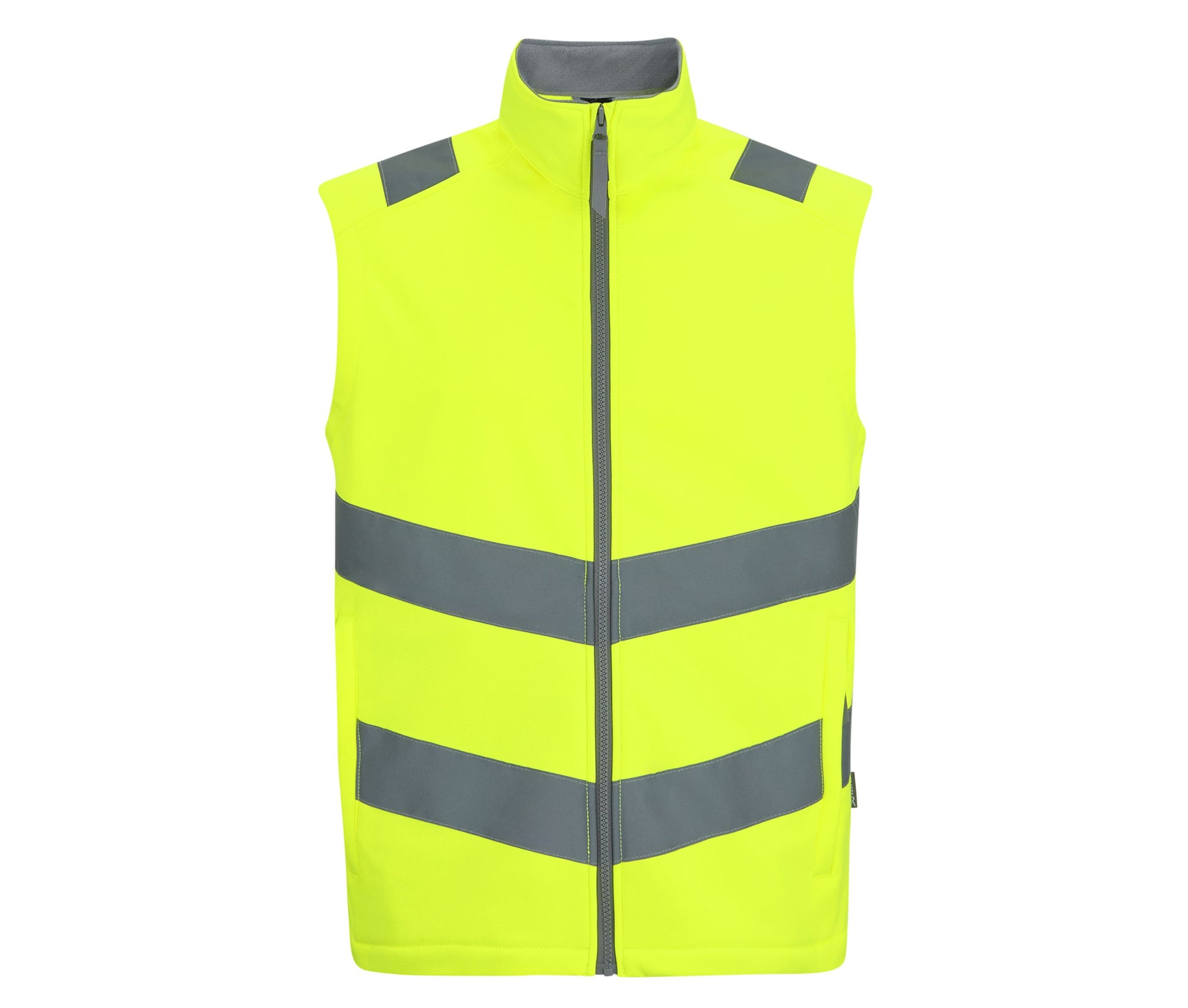 Bodywarmer en Softshell Visibilité Augmentée - Yellow