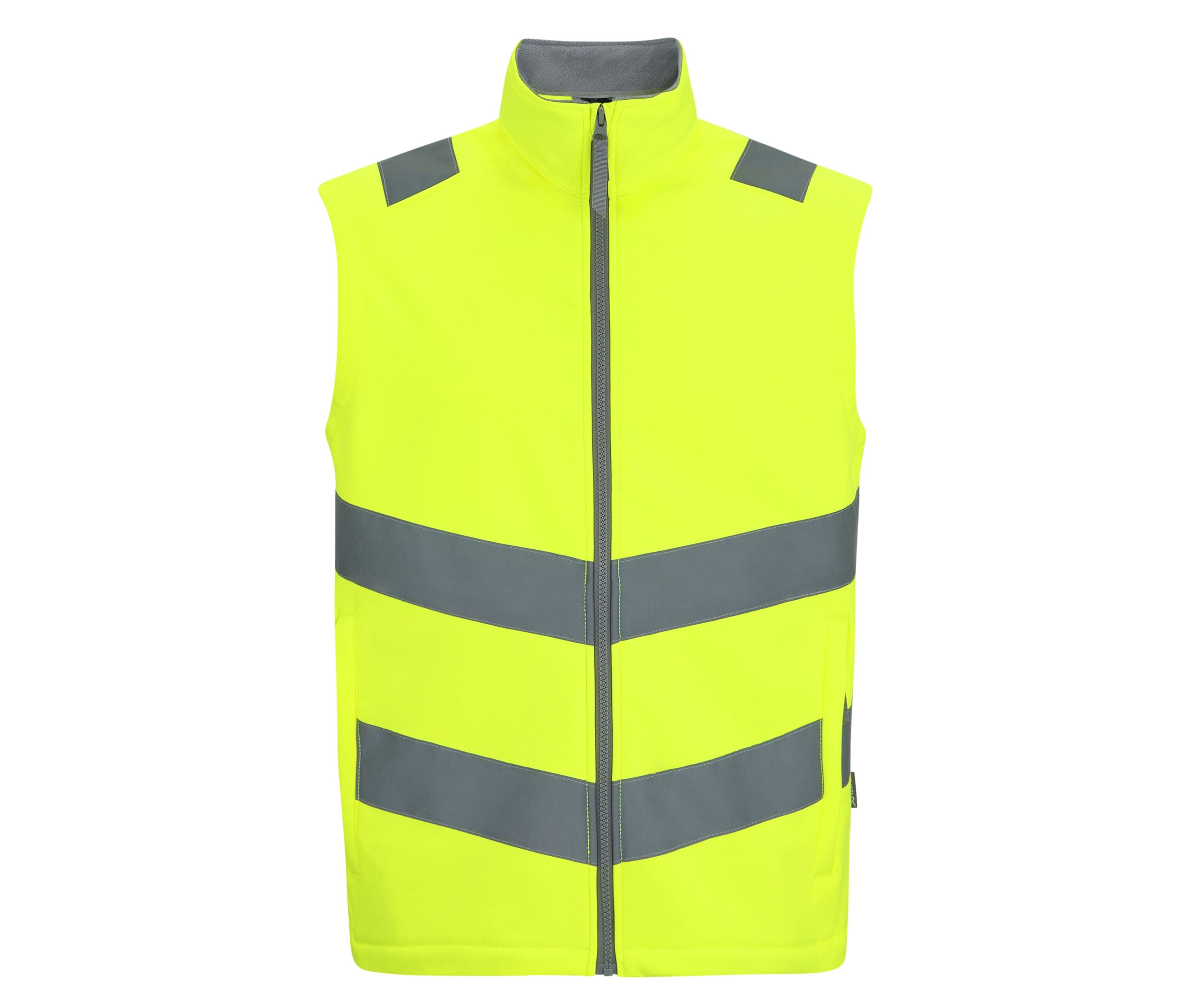Bodywarmer en Softshell Visibilité Augmentée - Yellow