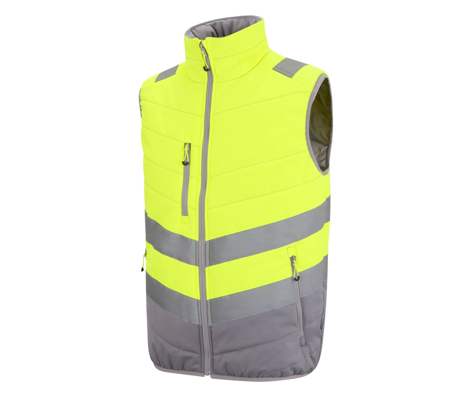 Bodywarmer Matelassé Visibilité Augmentée - Yellow