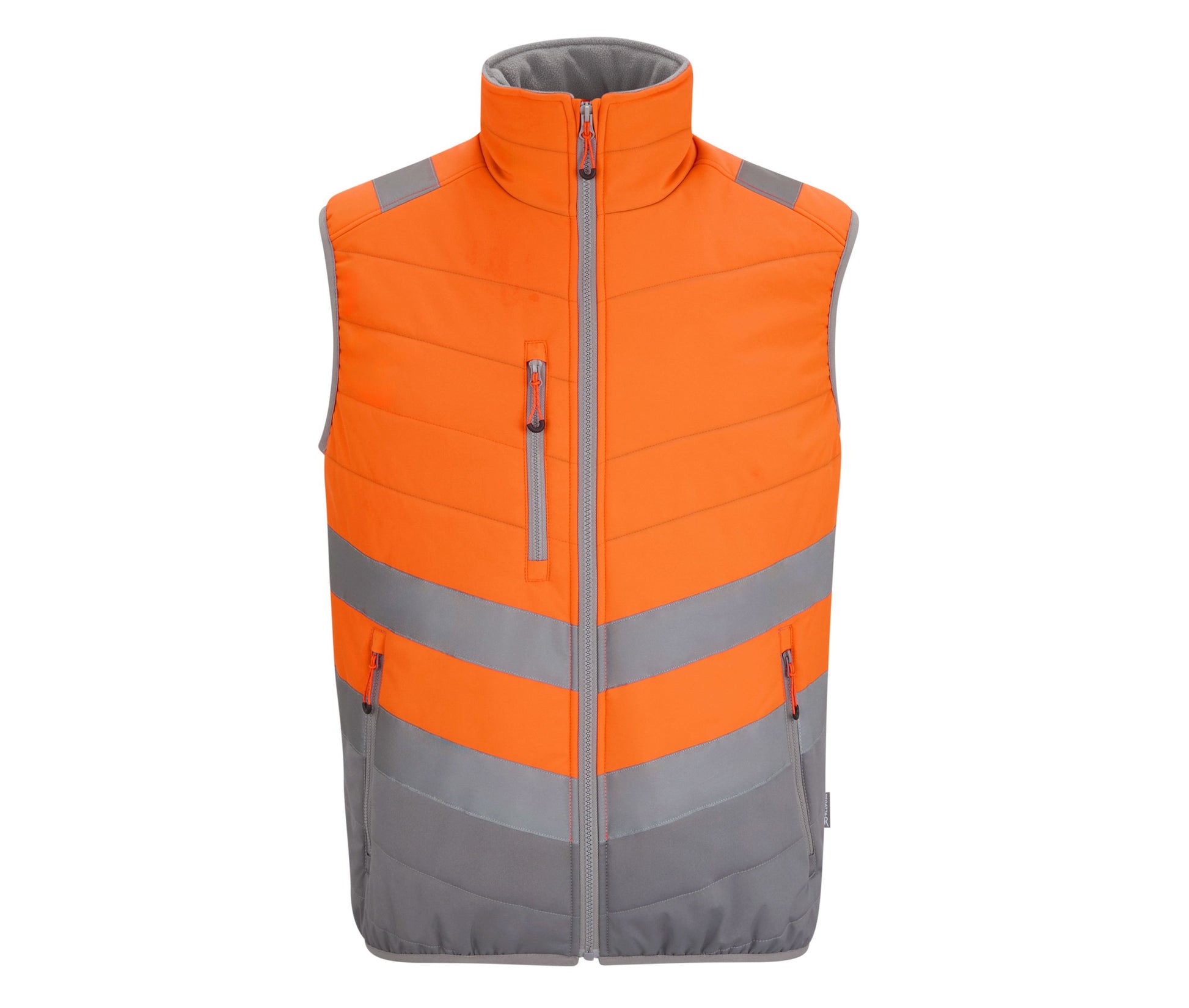 Bodywarmer Matelassé Visibilité Augmentée - Orange