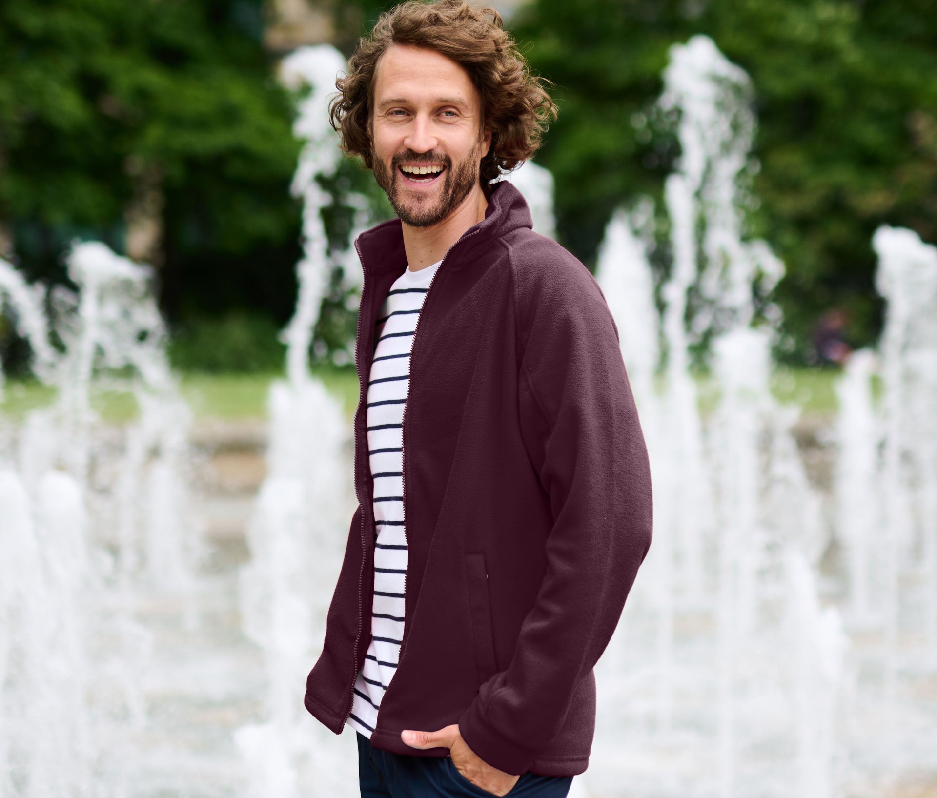 Veste polaire interactive