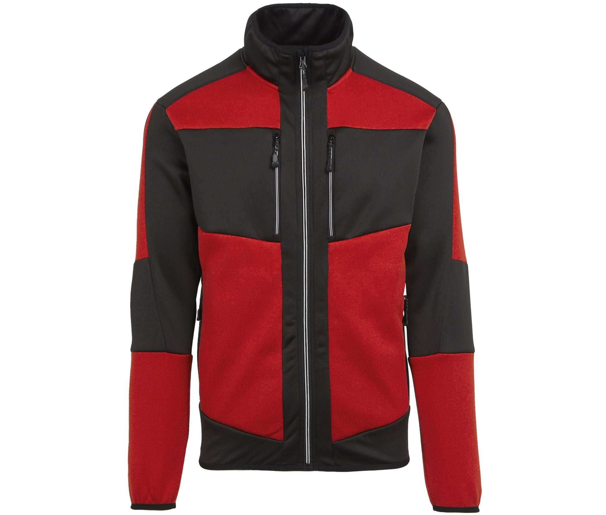 Polaire Chinée Effet Tricot - Classic Red / Black