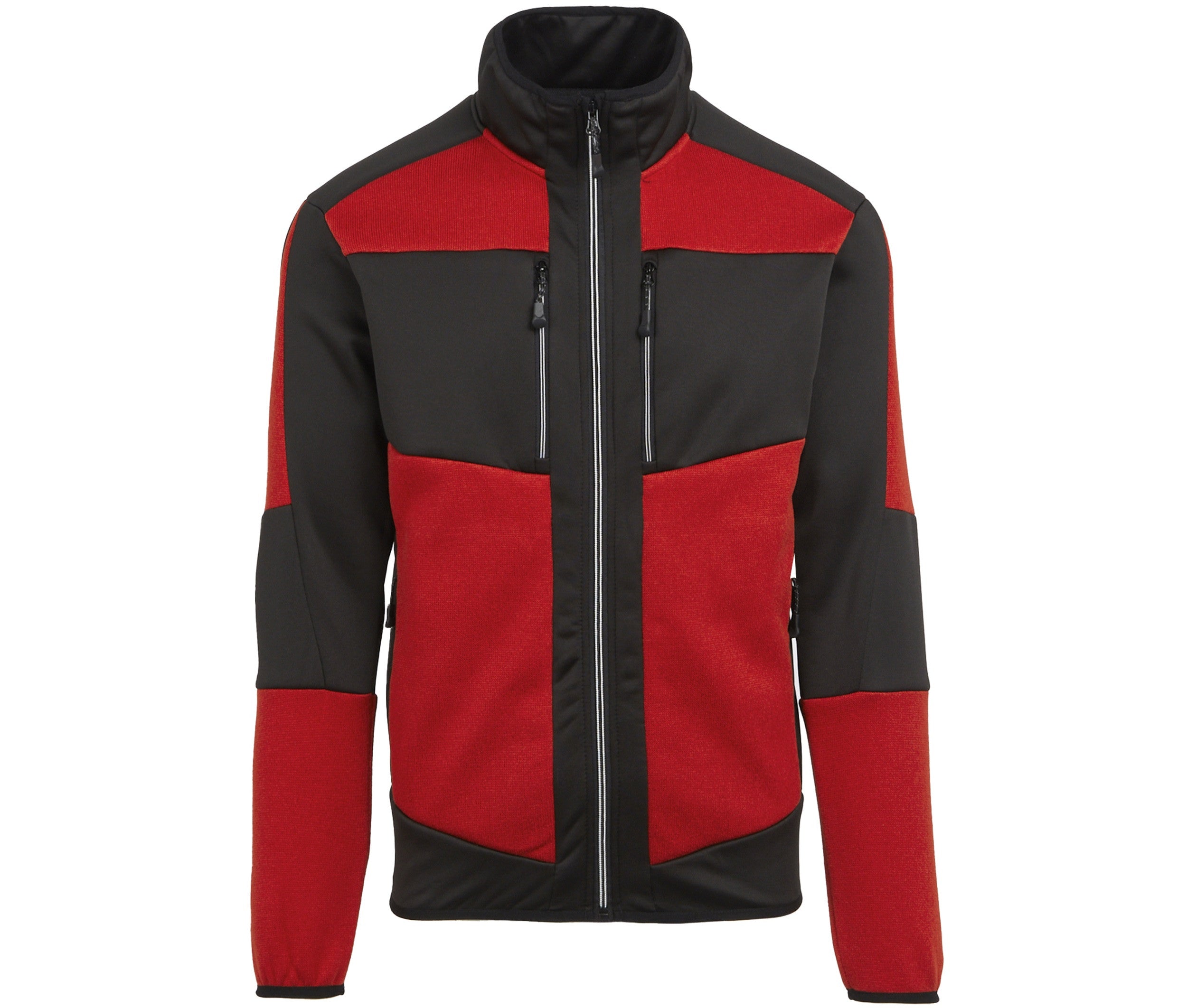 Polaire Chinée Effet Tricot - Classic Red / Black