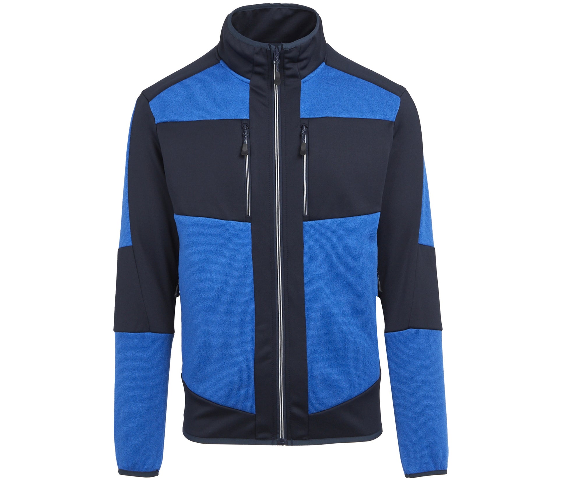Polaire Chinée Effet Tricot - Strong Blue / Navy