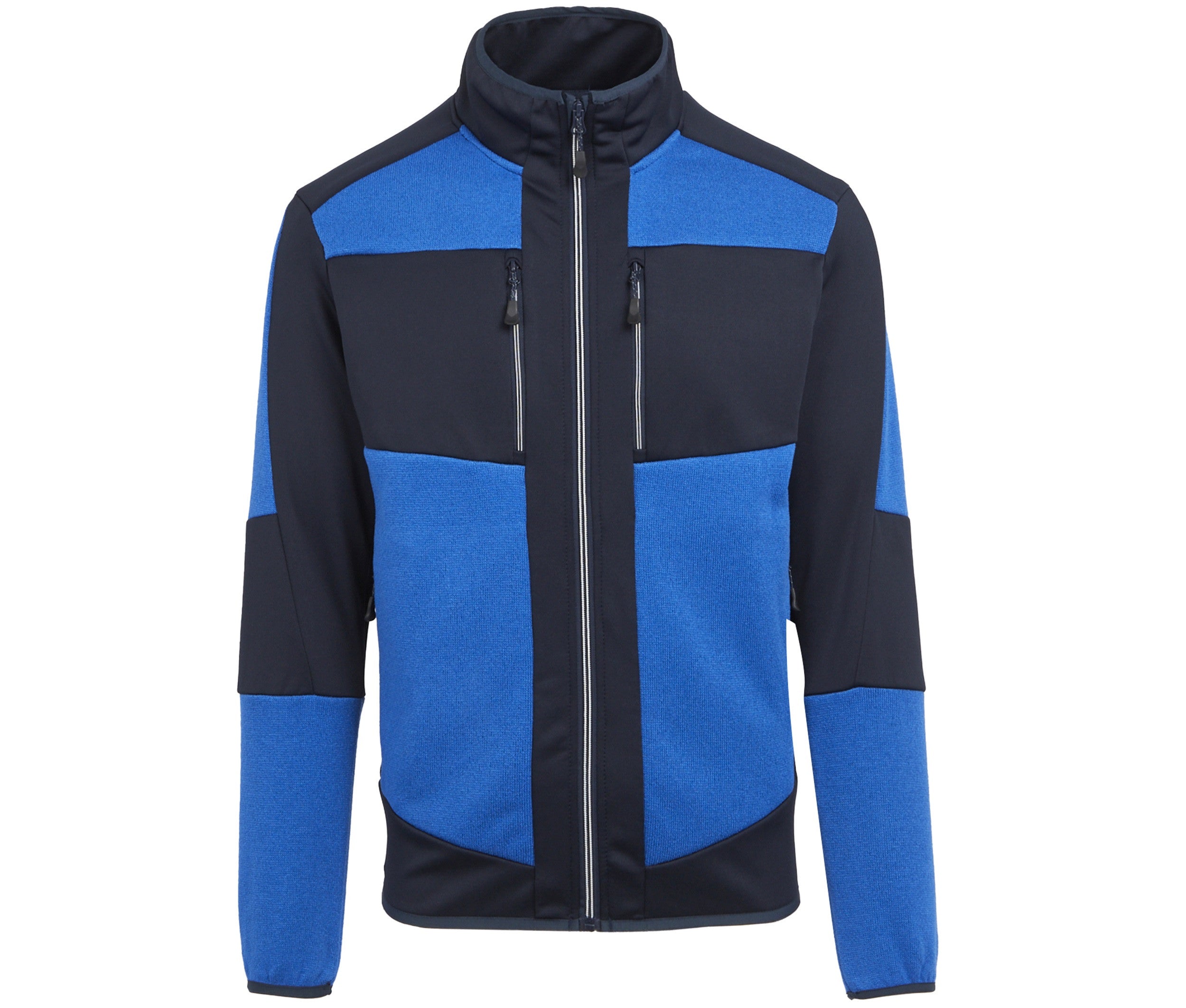 Polaire Chinée Effet Tricot - Strong Blue / Navy