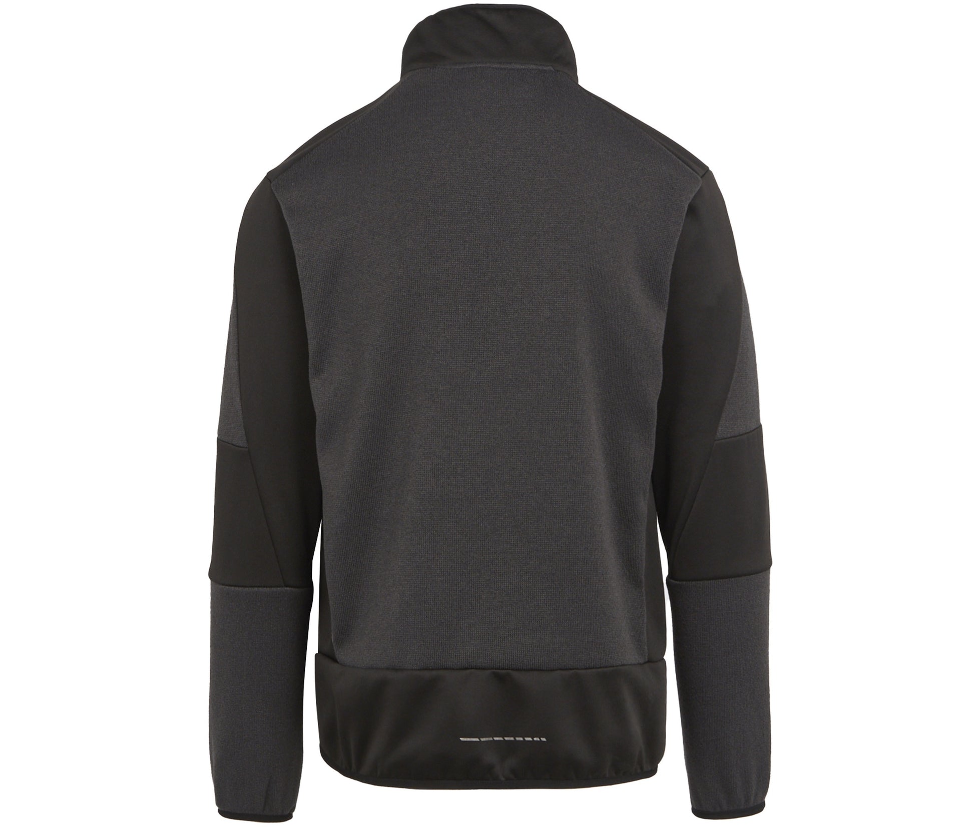 Polaire Chinée Effet Tricot - Ash / Black