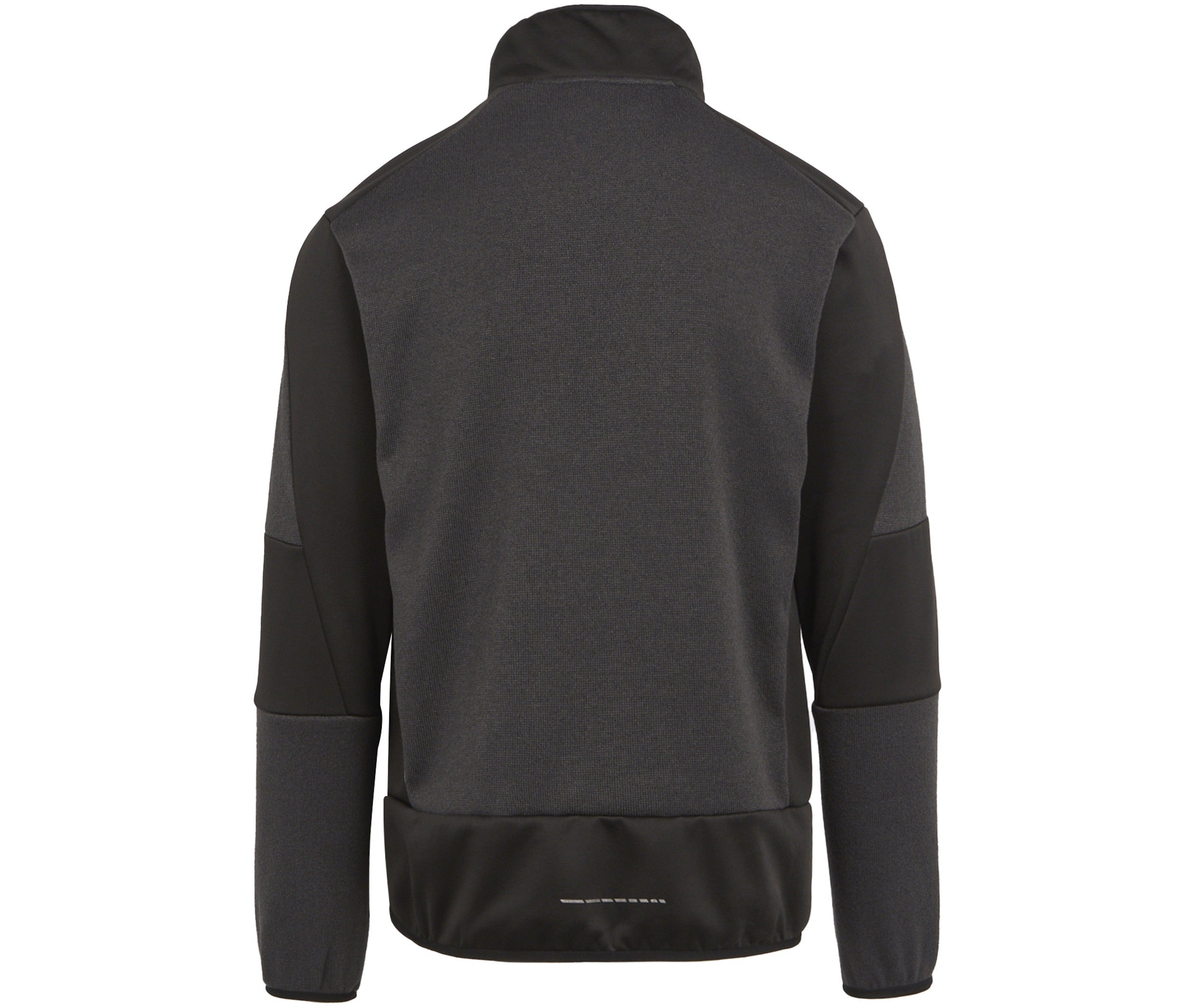 Polaire Chinée Effet Tricot - Ash / Black
