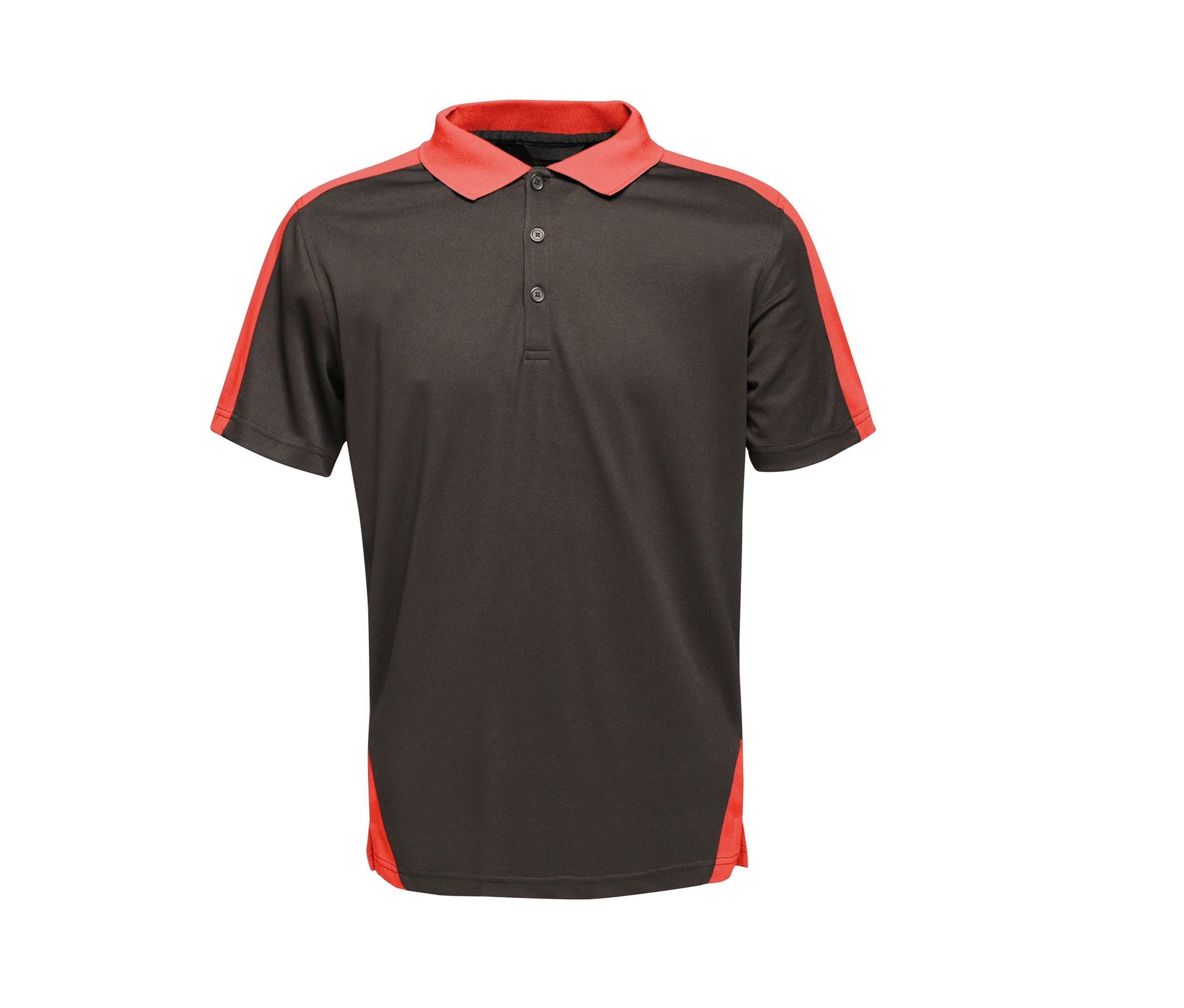 Polo Contrasté Coolweave - Black/classic Red
