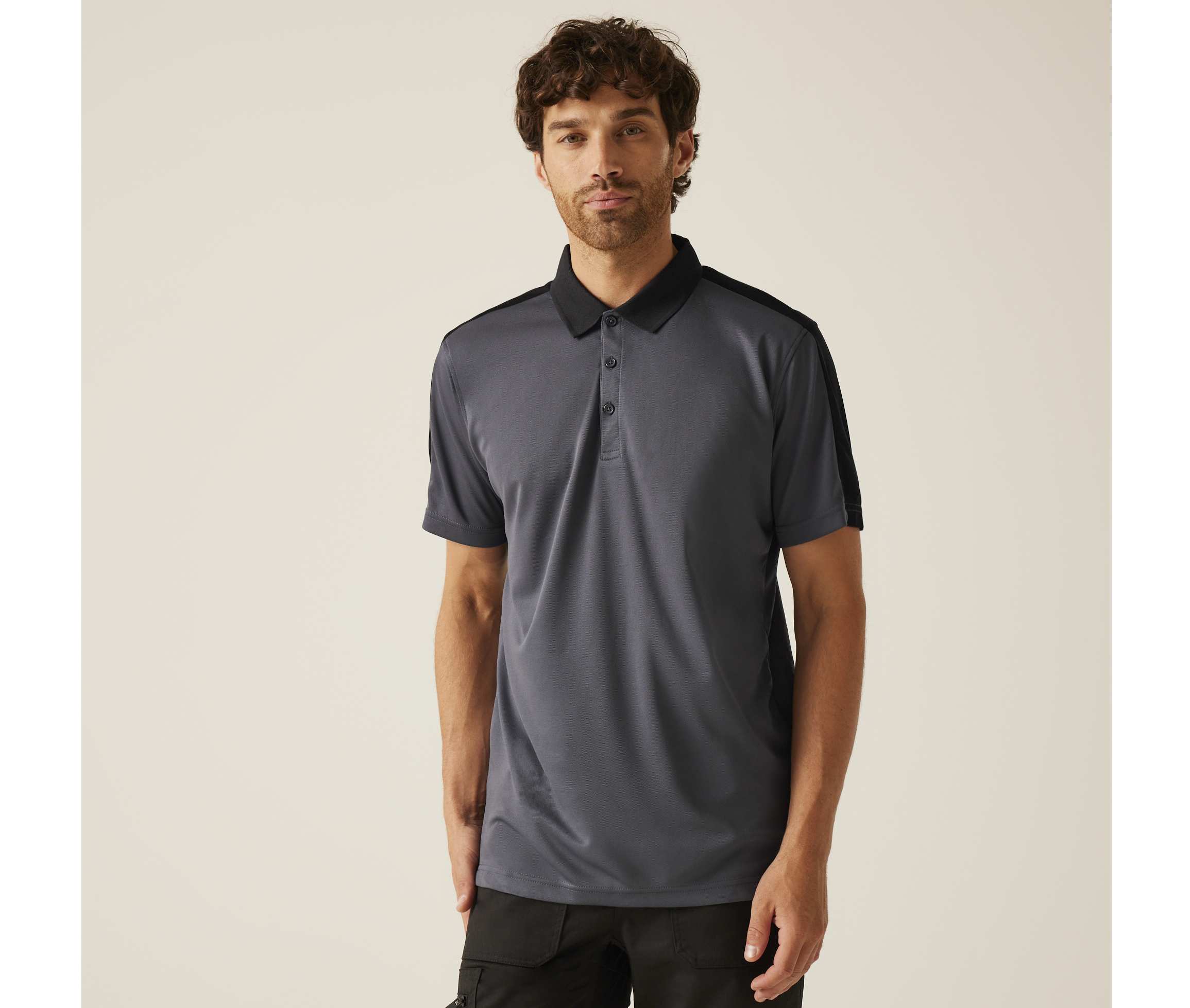 Polo contrasté Coolweave