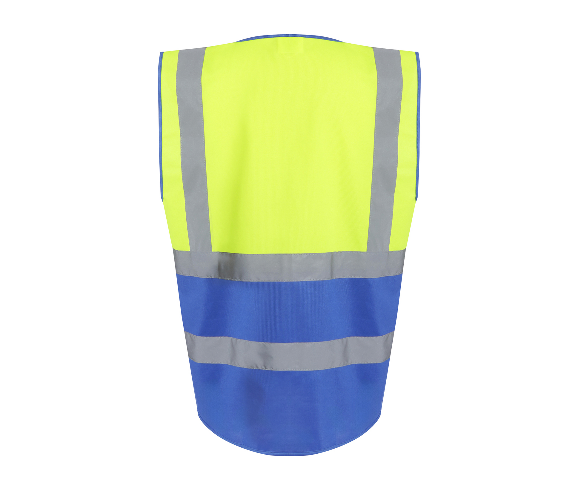 Gilet de Sécurité Multipoches - Yellow / Royal Blue