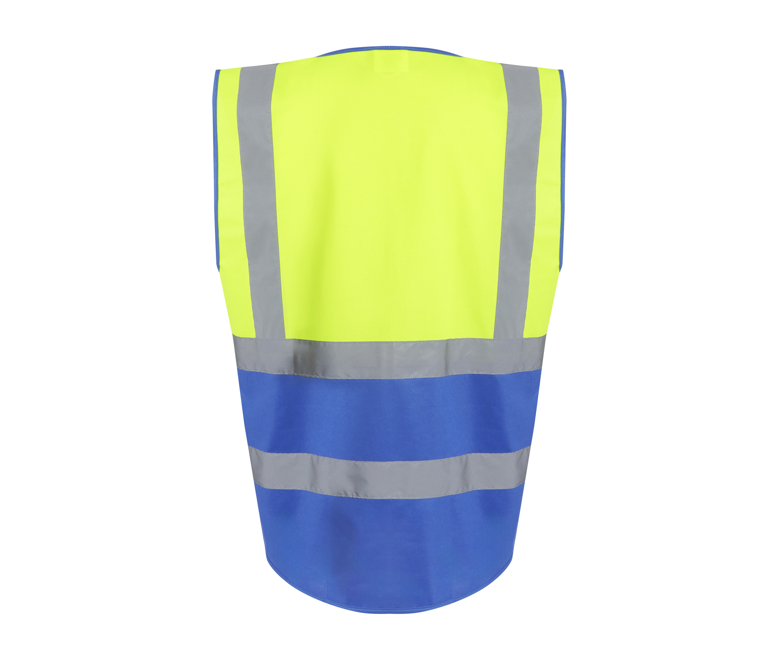 Gilet de Sécurité Multipoches - Yellow / Royal Blue