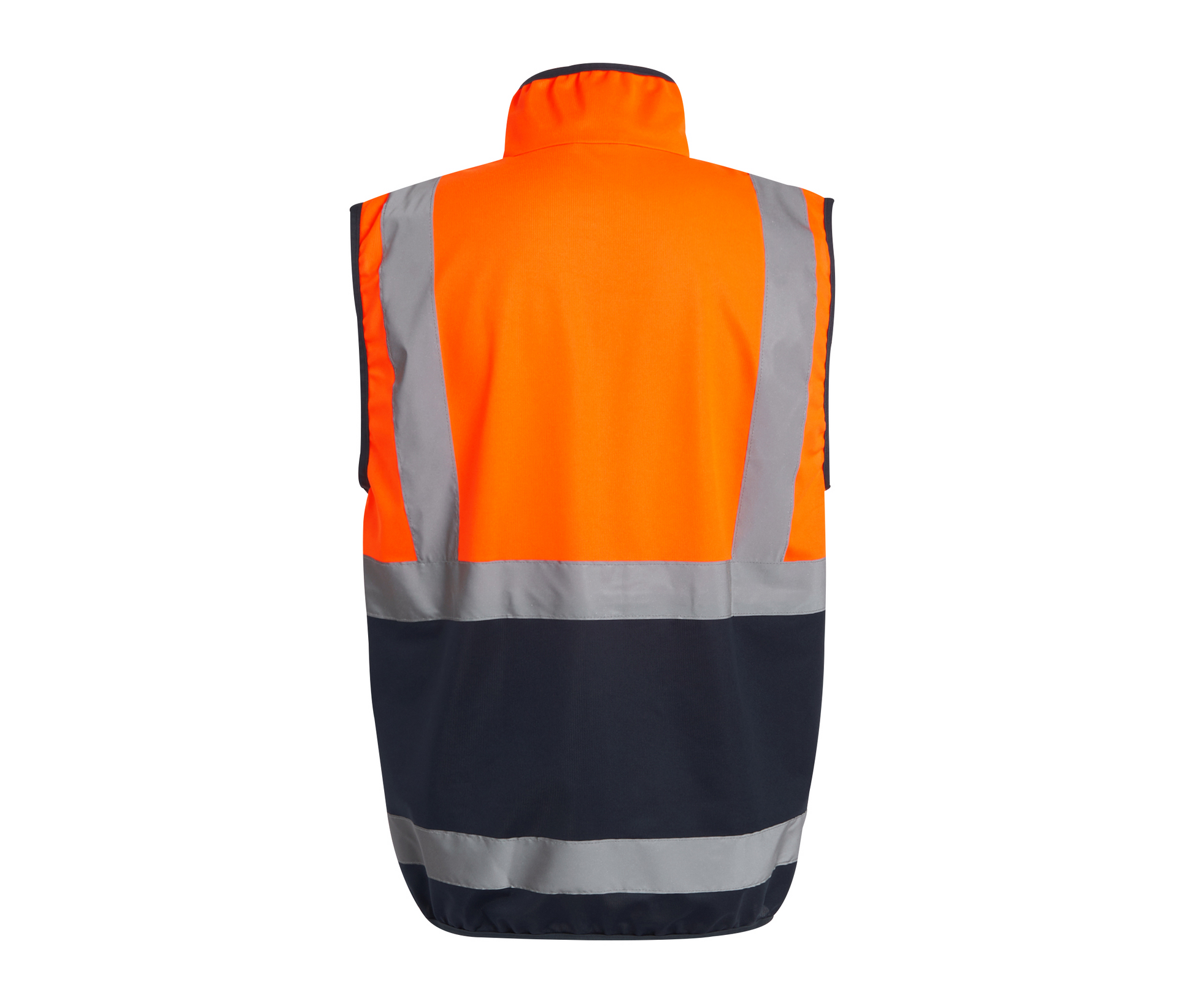 Bodywarmer Haute Visibilité Léger - Orange / Navy