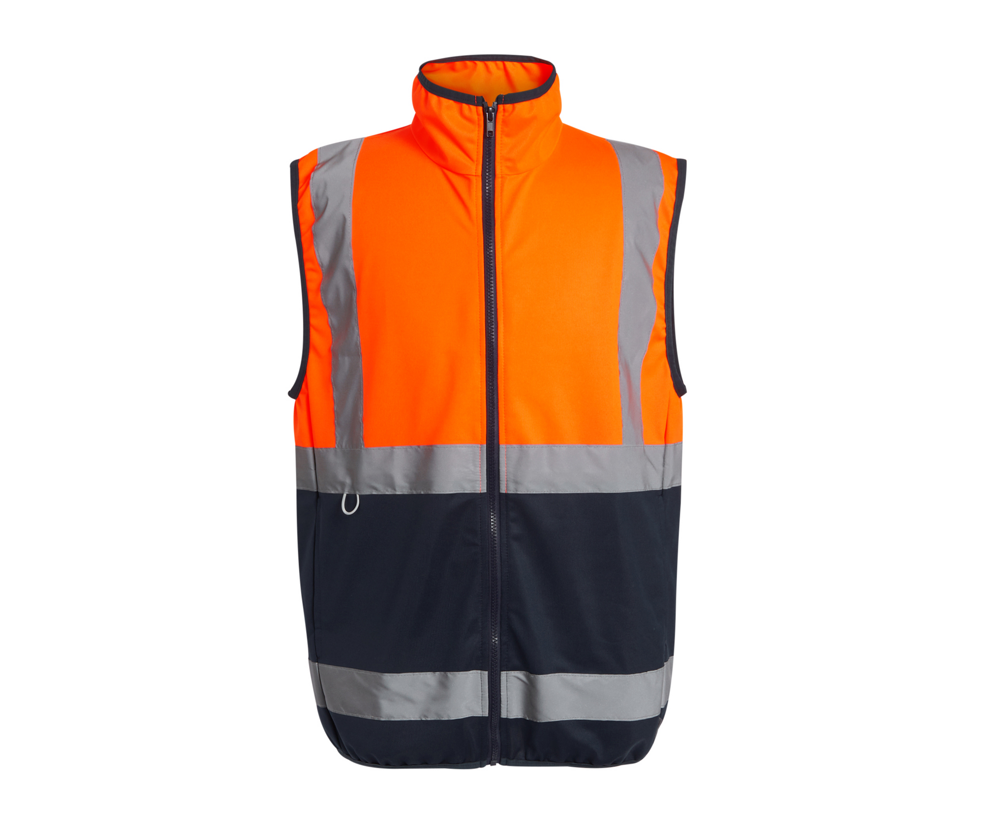 Bodywarmer Haute Visibilité Léger - Orange / Navy