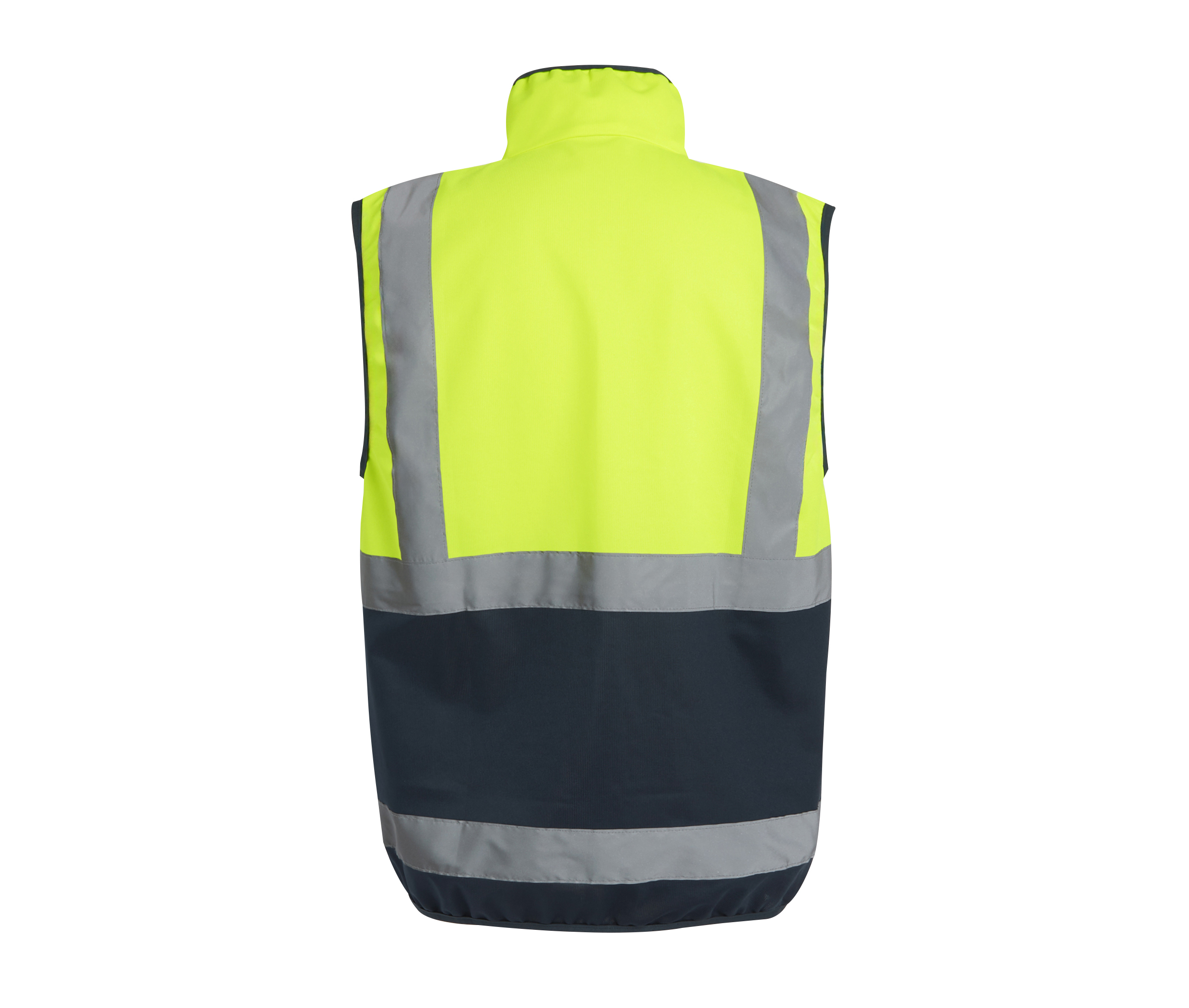 Bodywarmer Haute Visibilité Léger - Yellow / Navy