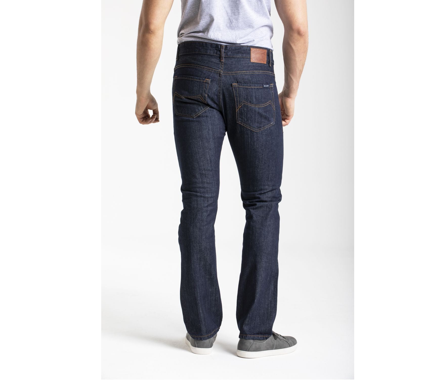 Jean Homme Coupe Droite Lavé - Blue