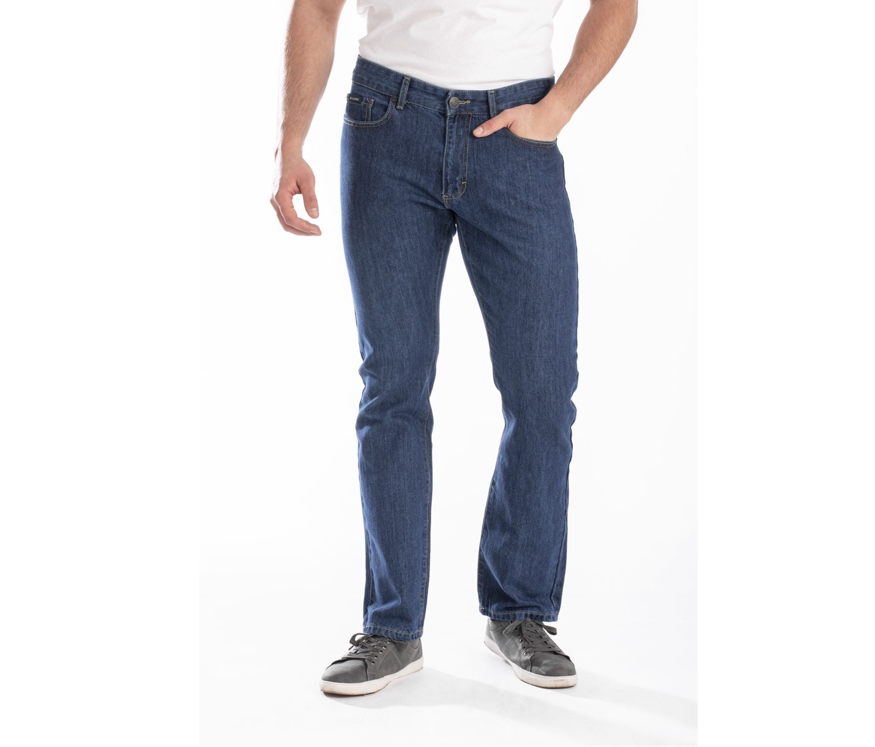 Jean Homme Coupe Droite Stone - Blue