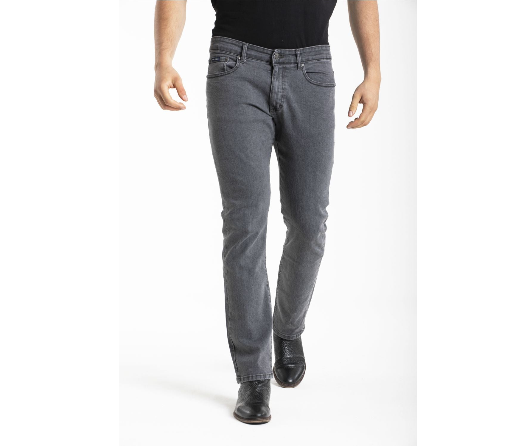 Jean Homme Droit Stretch - Grey
