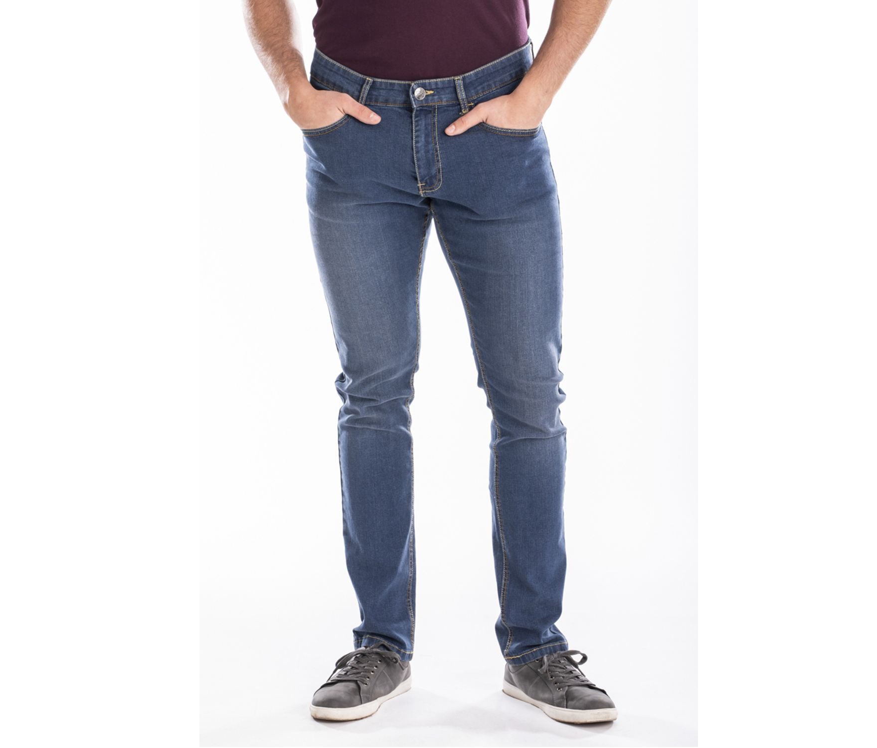 Jean Homme Ajusté Stretch Stone - Blue
