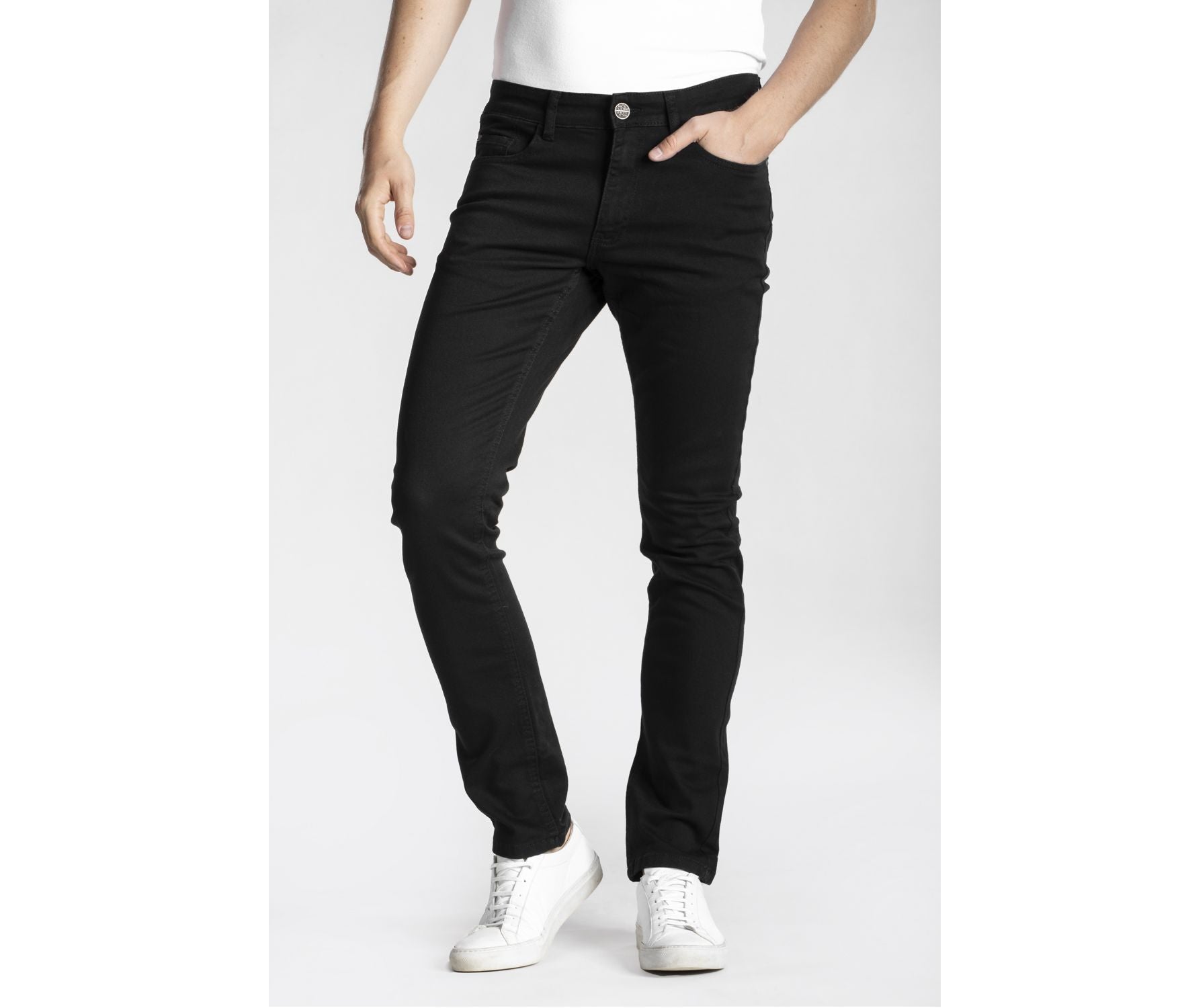 Jean Homme Ajusté Stretch - Black