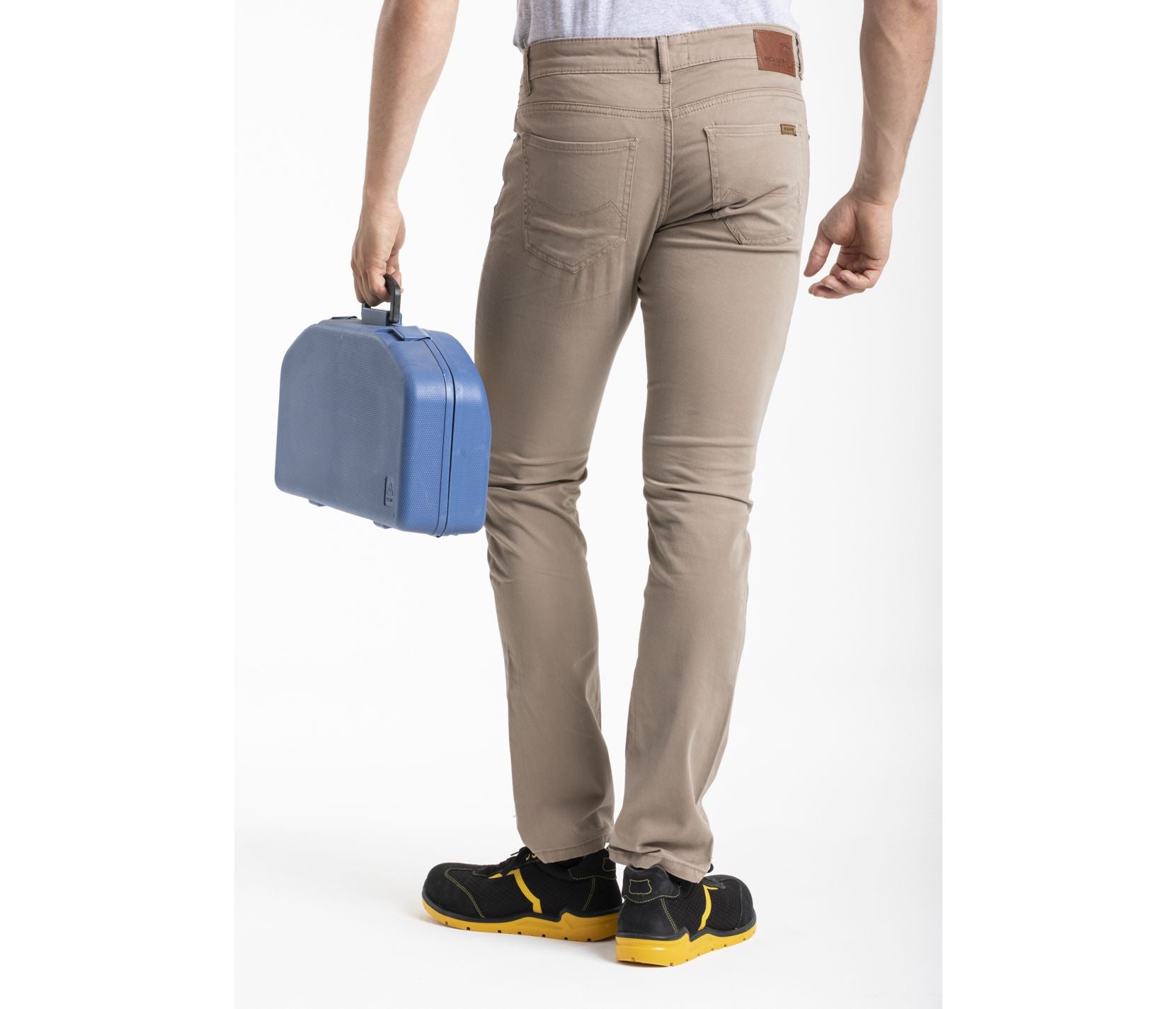 Jean Homme Ajusté Stretch - Beige