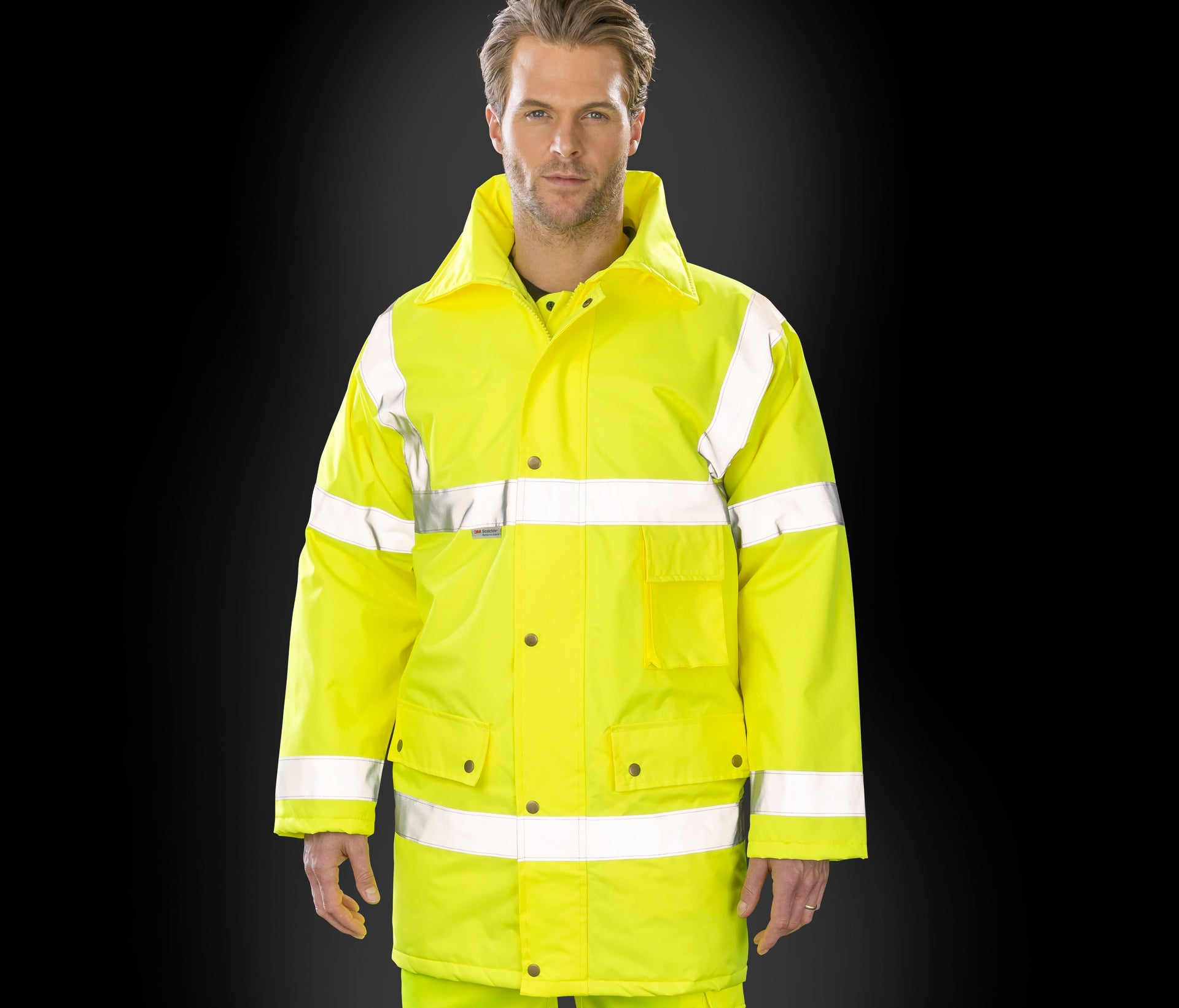 Parka de sécurité haute visibilité