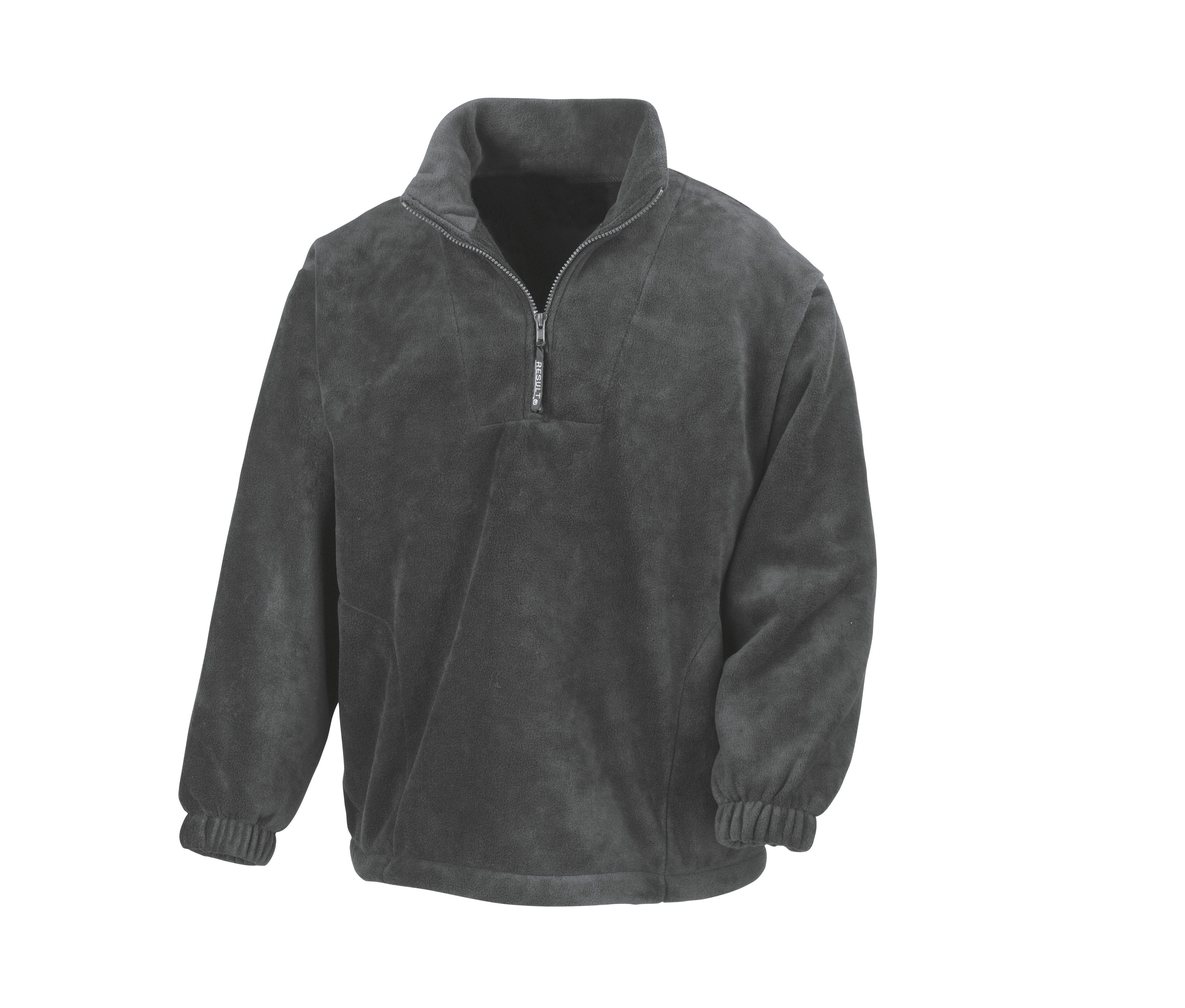 Polaire Col Zippé 330 - Oxford Grey