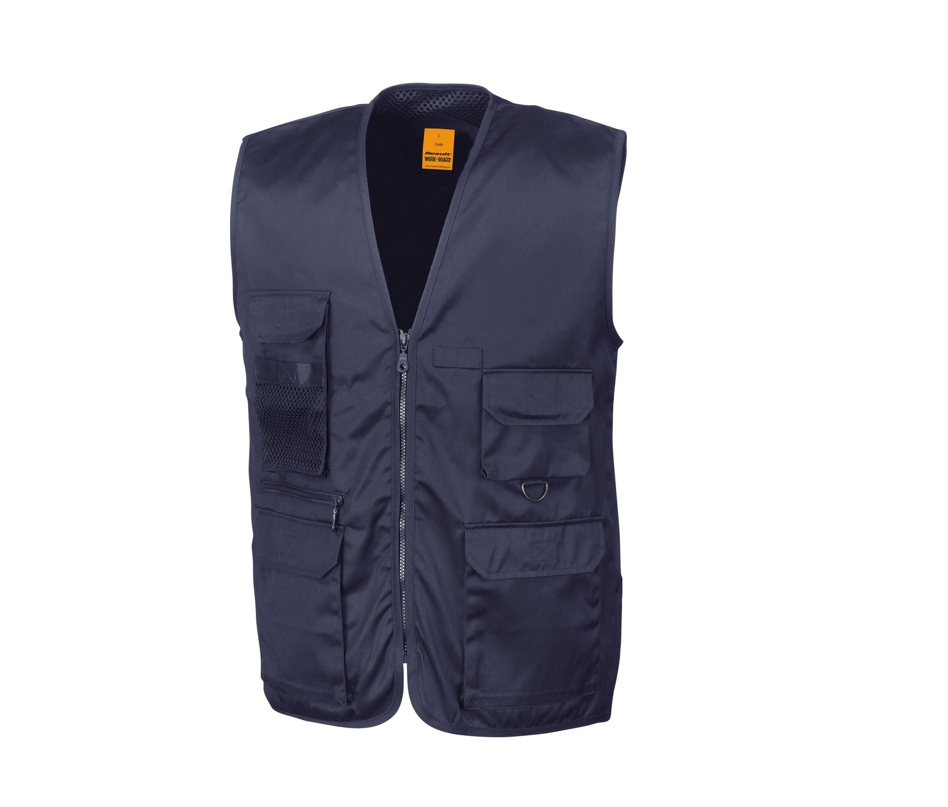 Gilet Reporter Multi-Poches Polycoton - Deep Navy
