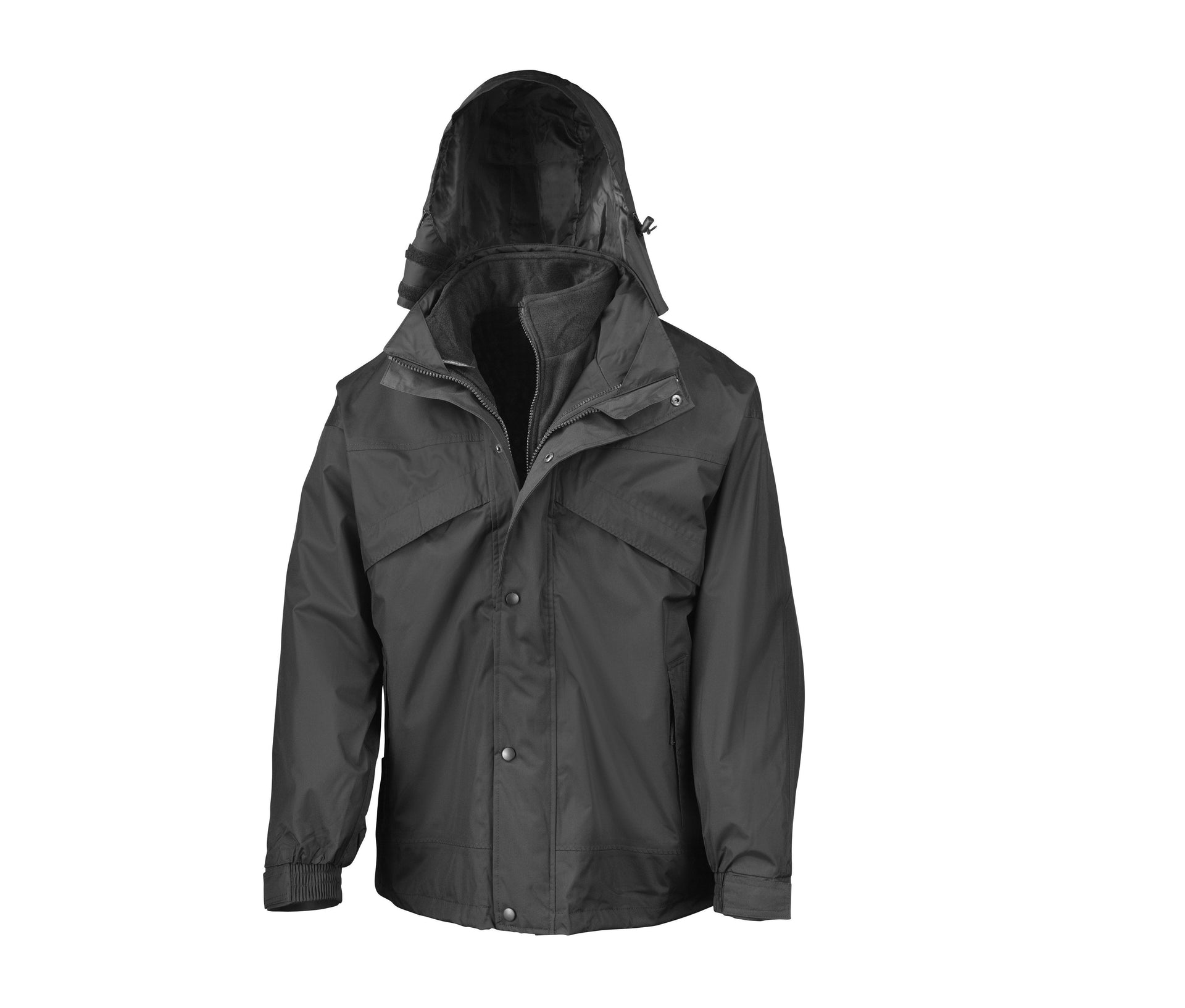 Veste 3 en 1 Avec Blouson Polaire - Black