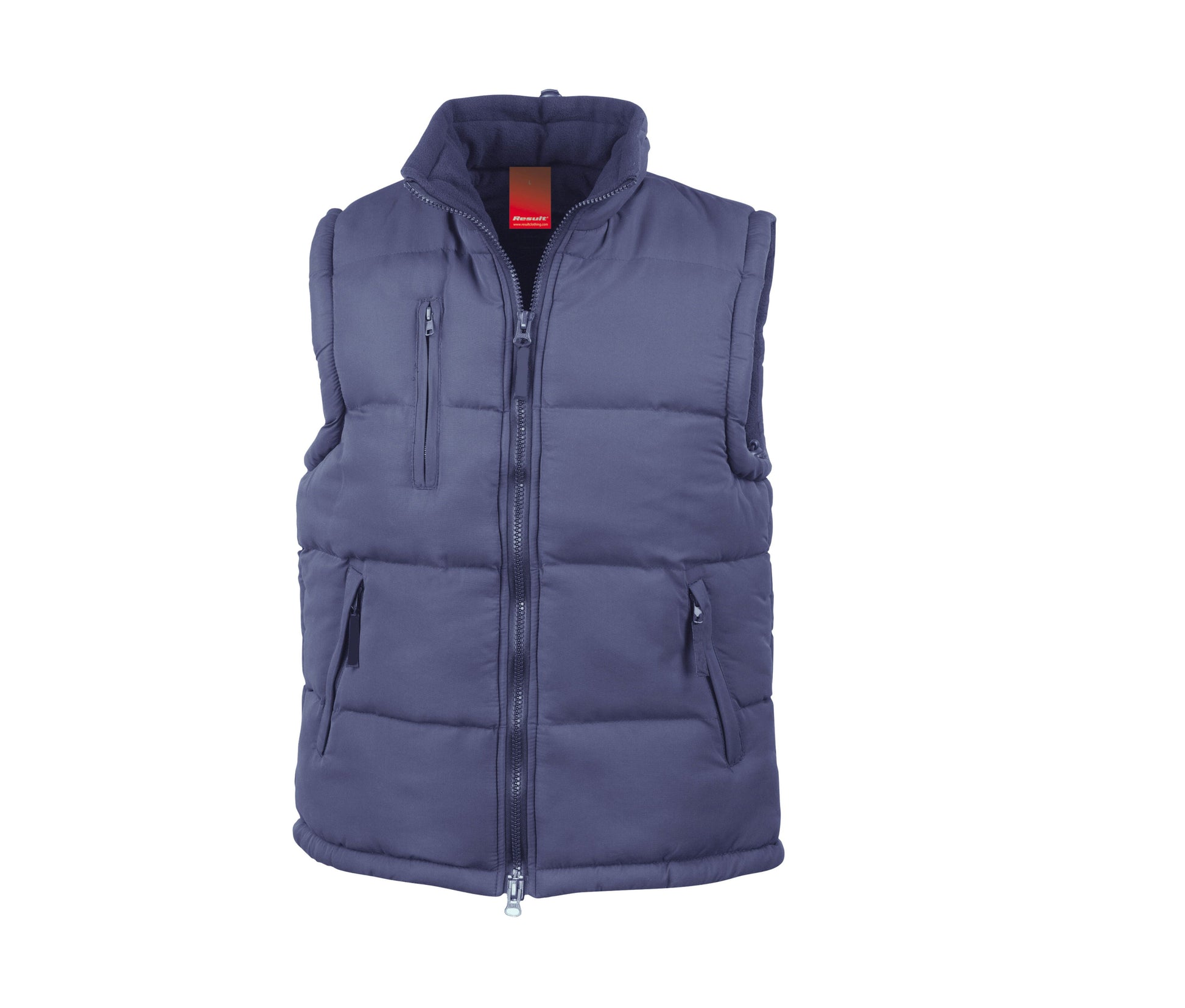Bodywarmer Microfibre Doublé Polaire - Navy