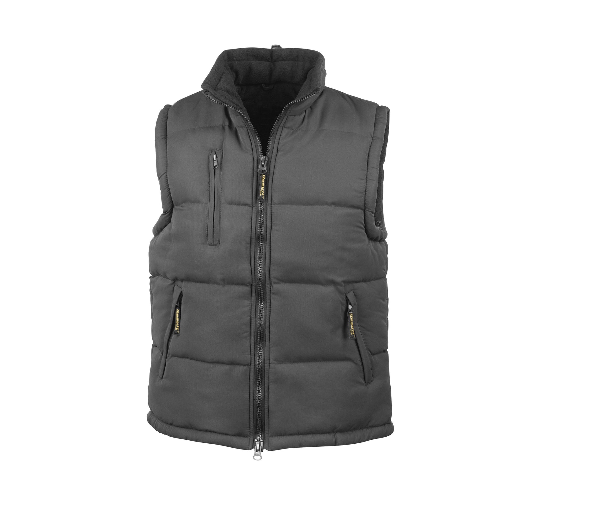 Bodywarmer Microfibre Doublé Polaire - Black